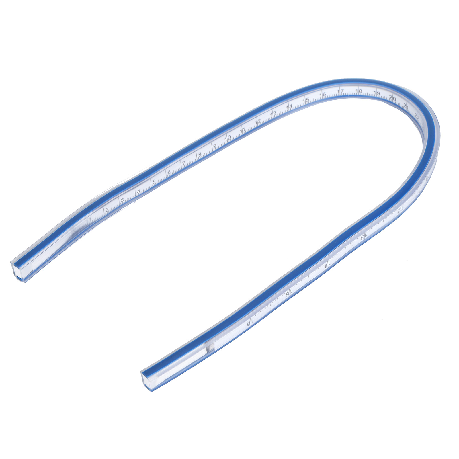 40 Cm Langes, Flexibles Kurvenlineal, Flexibles Messwerkzeug Aus Kunststoff Mit Metrischer Skala Zum Zeichnen Und Nähen.