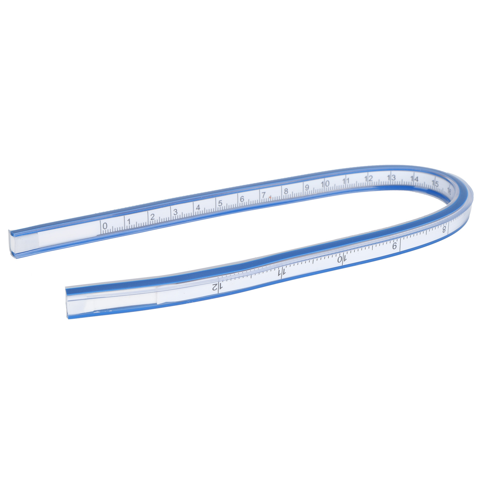 Flexibles, Gebogenes 30 Cm Langes Kunststofflineal, Flexibles Messwerkzeug Mit Metrischer Skala Zum Zeichnen Und Nähen