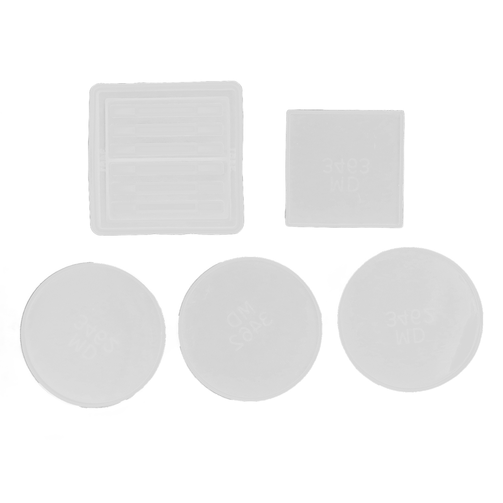 Wiederverwendbare Silikon-untersetzerformen, Diy-set Zum Einfachen Herauslösen Für Die Heimdekoration