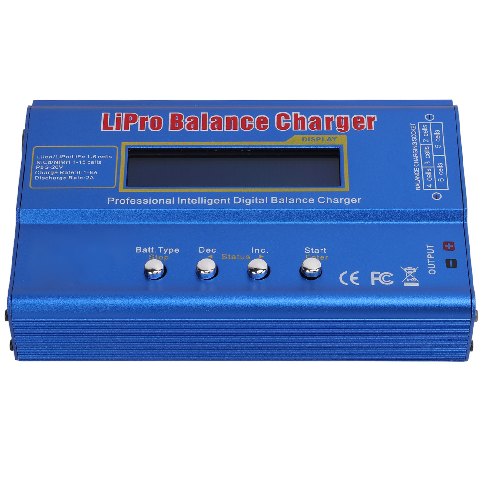 80w B6 Multifunktions-ladegerät Mit Balancer Für Rc-modellflugzeuge Und Multicopter