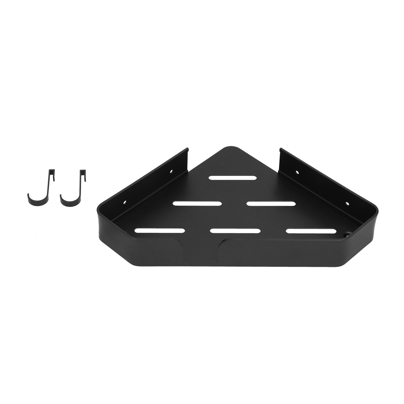 Einlagiges Eckduschregal Aus Aluminium, Aufbewahrungsregal Für Badezimmer, Hotel, Toilette