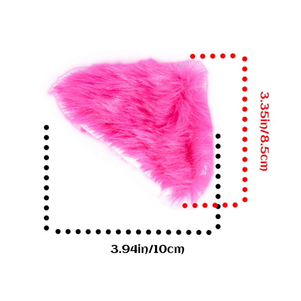 Stück Plüsch-katzenohren, Niedliches Helmaccessoire Zum Skifahren, Motorradfahren Und Snowboarden (helm Nicht Enthalten)