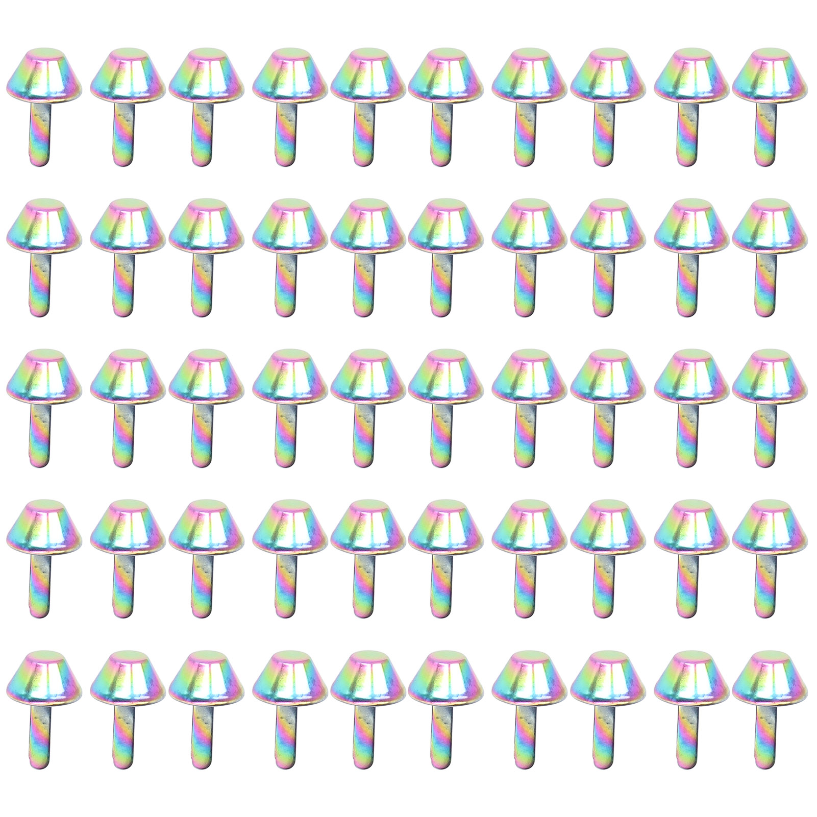 Flachkopfnägel, Saubere Verarbeitung, Farbenfrohes Design, Diy, Leicht, Tragbar, 10-mm-eisenkegel
