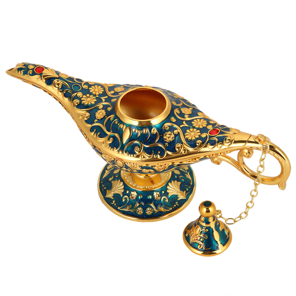 Aladdin Zauber-öllampe, Retro-dekorations-teekannen-feenlampe Aus Metall Für Zuhause