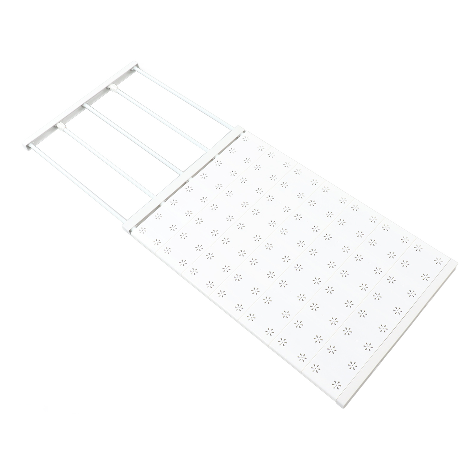 Ausziehbarer Kleiderschrankboden Ohne Bohren, Hohe Tragkraft, Schubladeneinteilung Für Kleidung, Verstellbar Von 73 Bis 125 Cm