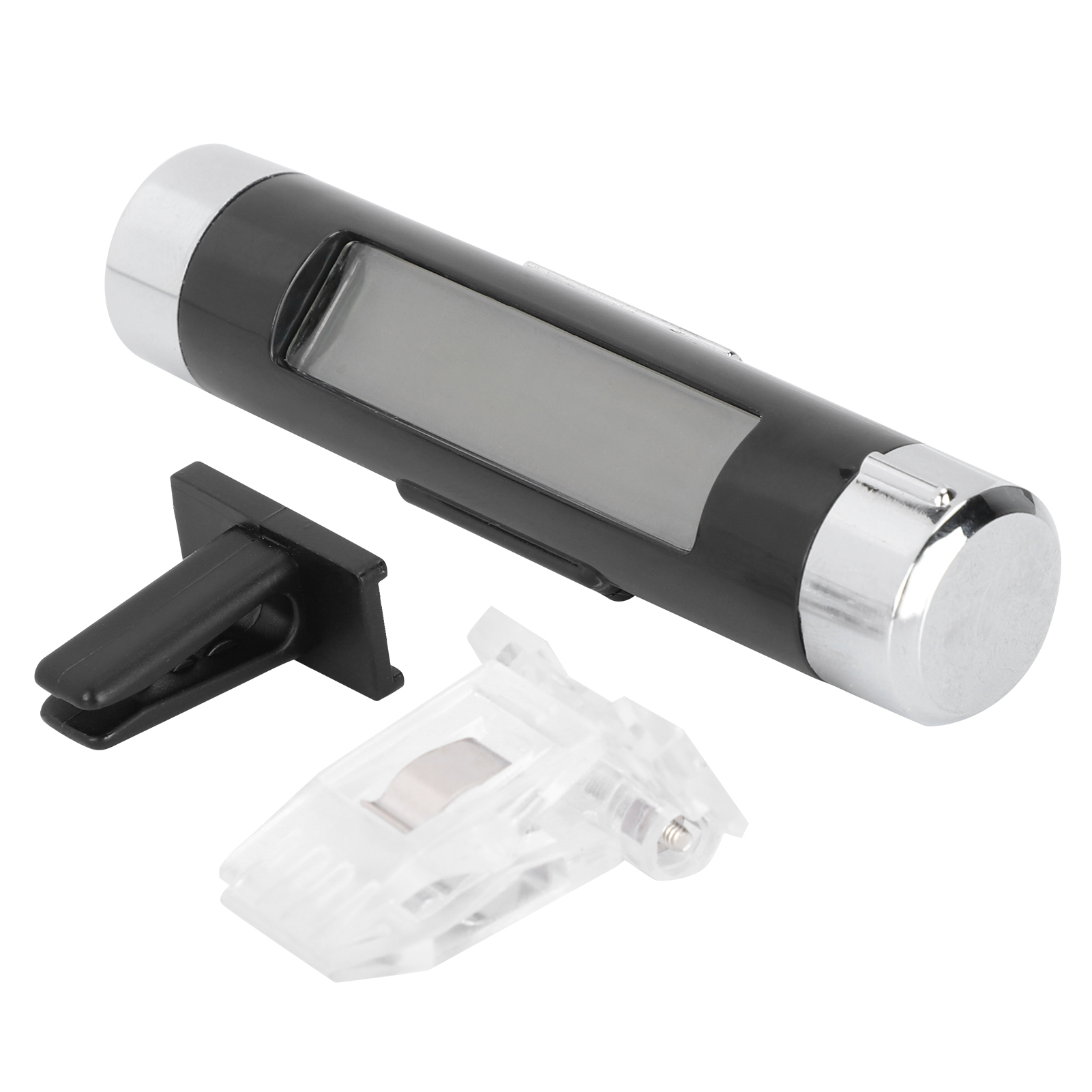 2-in-1 Elektronisches Thermometer Und Uhr Mit Lcd-bildschirm Und Automatischer Temperaturmessung