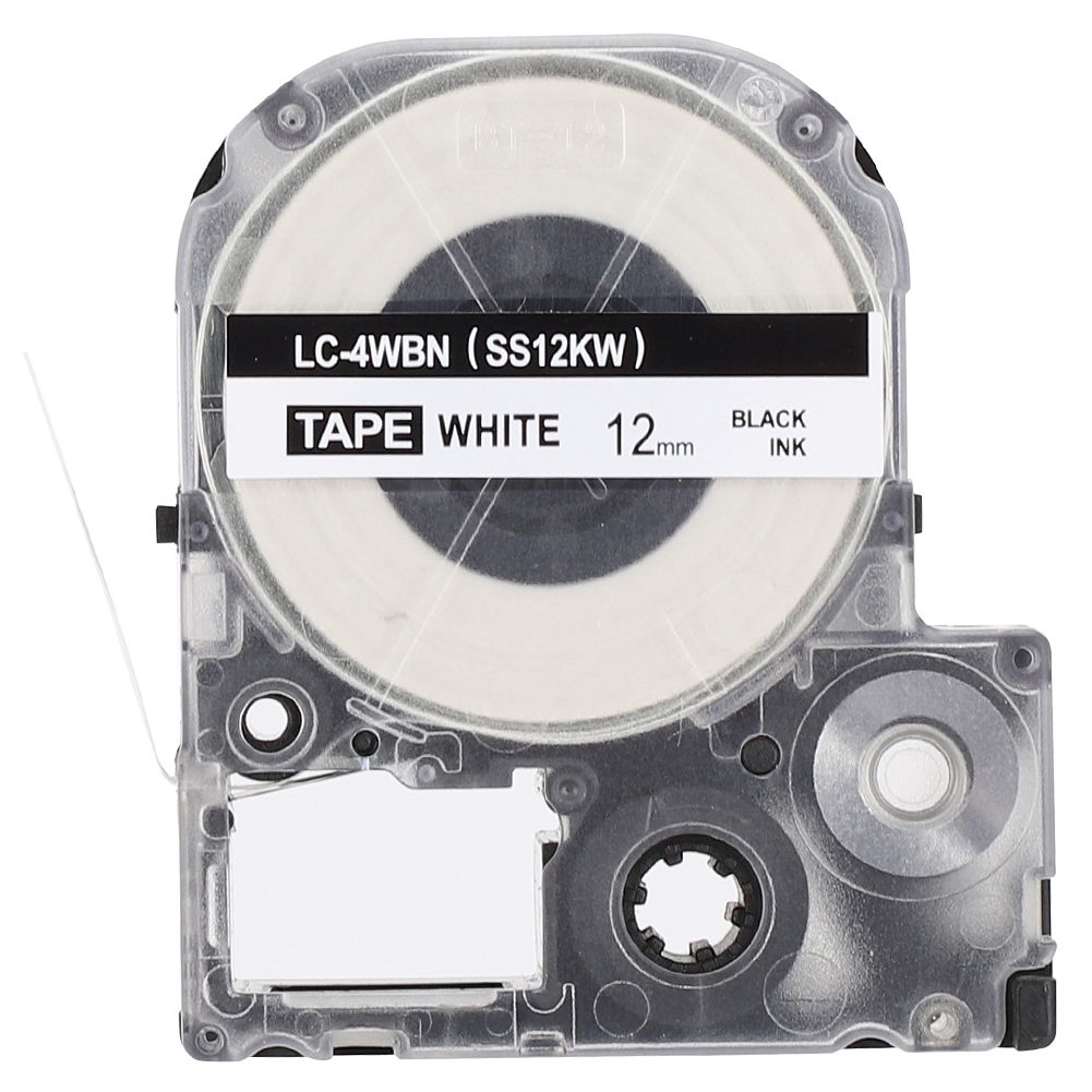 12 Mm Schwarzes Farbband Auf Weißem Hintergrund Für King Jim/epson Drucker, Bürobedarf (packung)