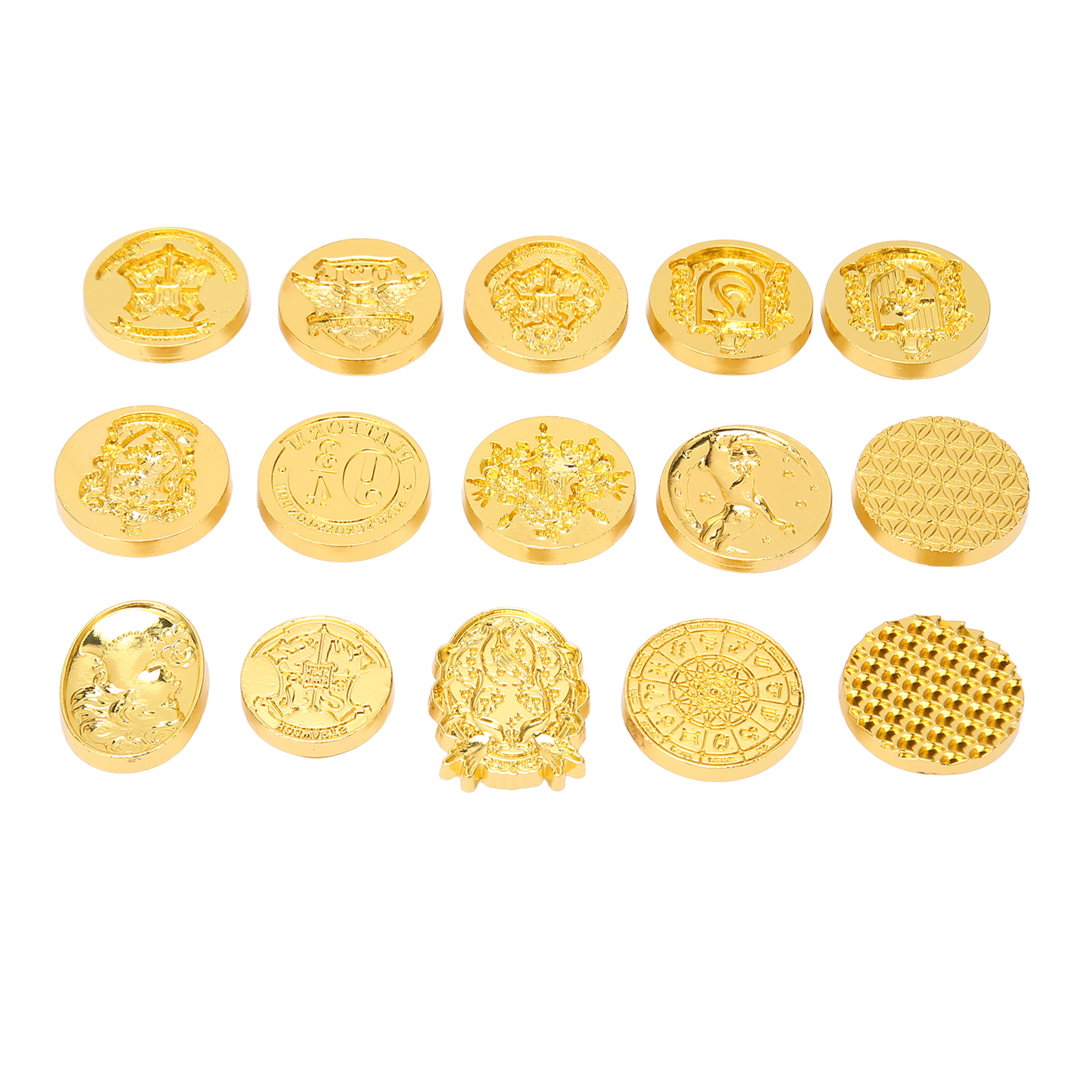 Set Mit 15 Retro-siegelköpfen Aus Aluminiumlegierung, Klare Gravur, Wiederverwendbar, Für Grußkarten, Umschläge Und Karten.