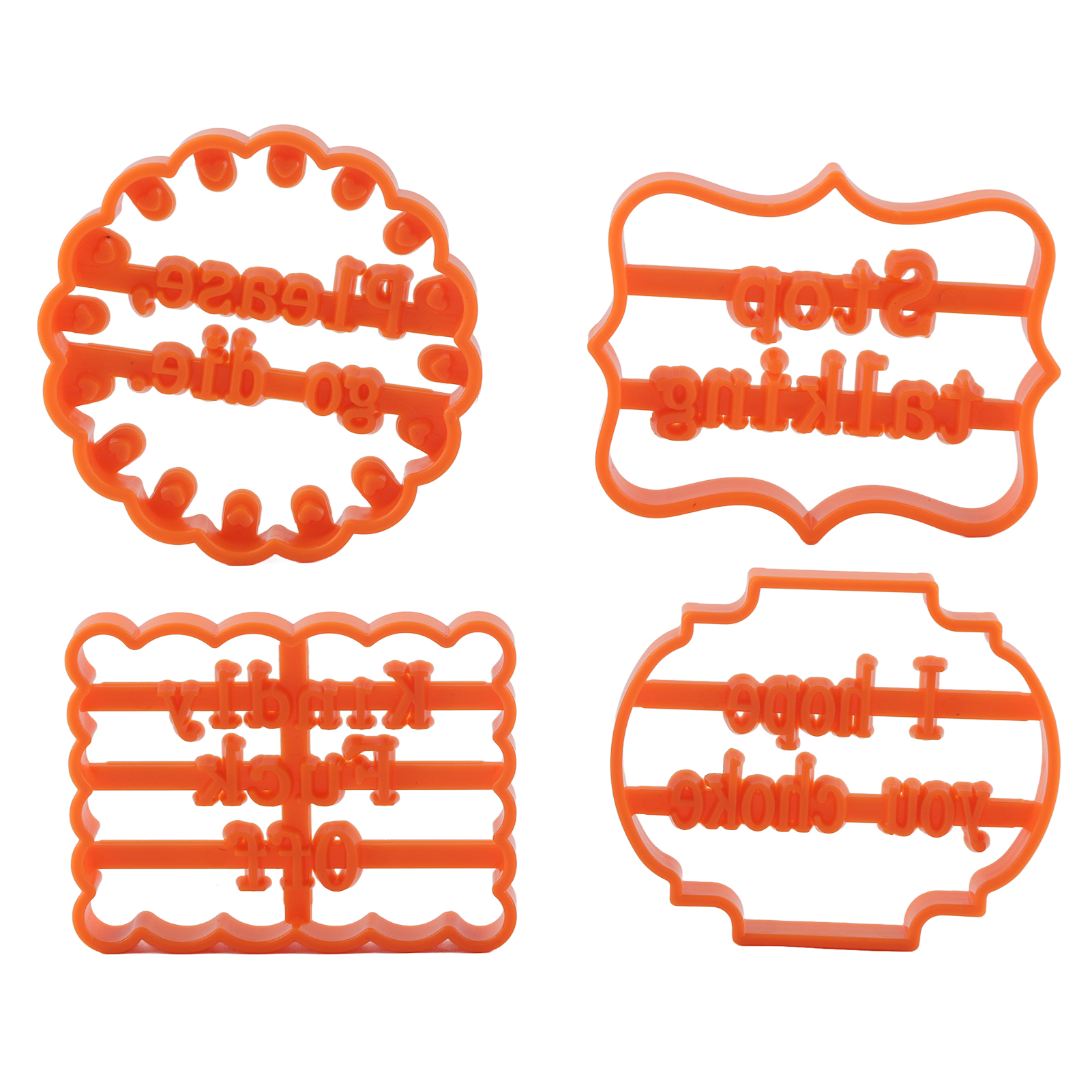 Set Mit 4 Robusten Ausstechformen, Langlebig, Sicher, Einfach, Praktisch, Bastelspaß Für Kinder