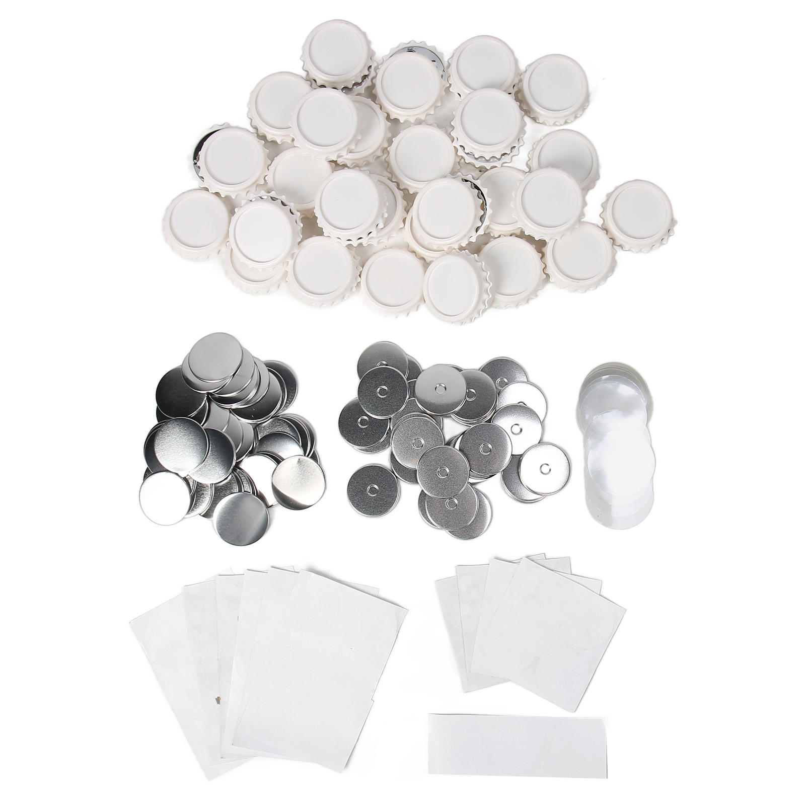 Vintage-flaschenöffner Aus Edelstahl Im Europäischen Stil, 50er-packung Kühlschrankmagnete (58 Mm) Für Küche Und Büro