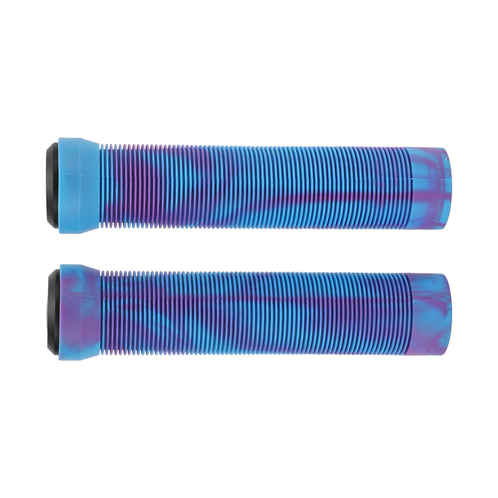 Paar 22,2 Mm Gummi-lenkergriffe Mit Rutschfester Oberfläche Für Mountainbikes – Blau/lila