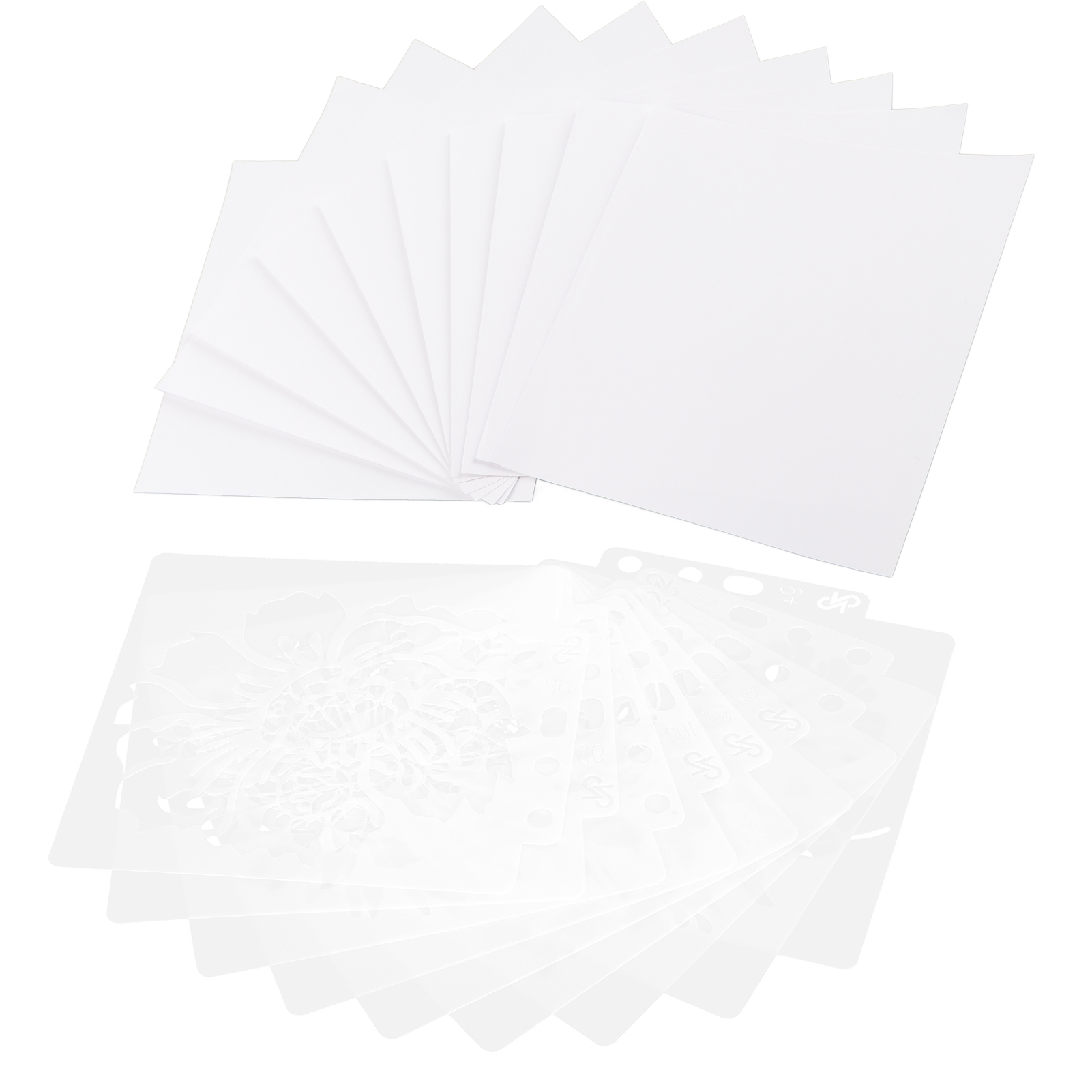 9-teiliges Mandala-schablonen-set Zum Malen Und Zeichnen, Diy-formen Und Basteln