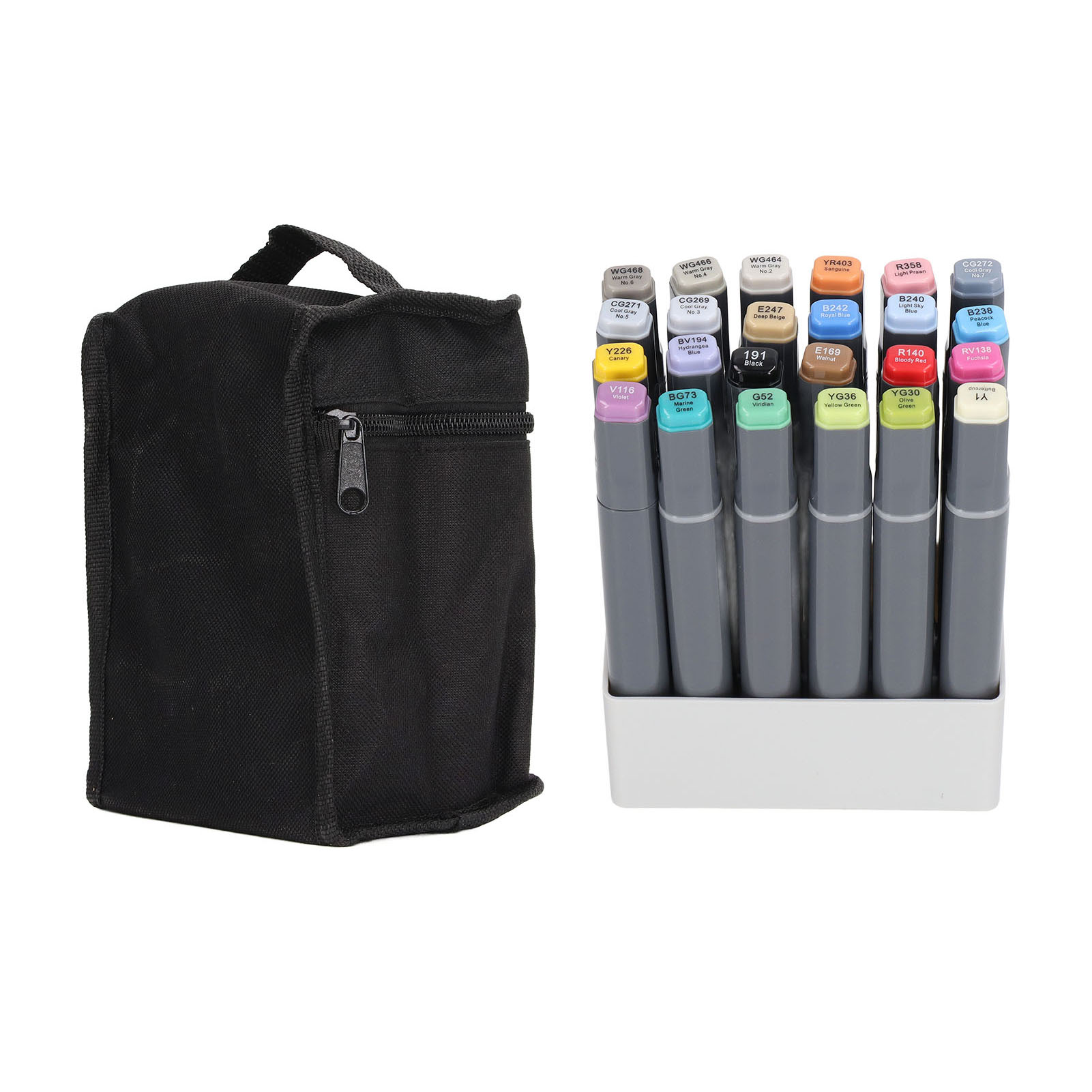 24-teiliges Set Graffiti-marker Mit Zwei Spitzen, Ungiftig, 24 Farben, Tinte Auf Wasserbasis Für Holz, Glas Und Keramik