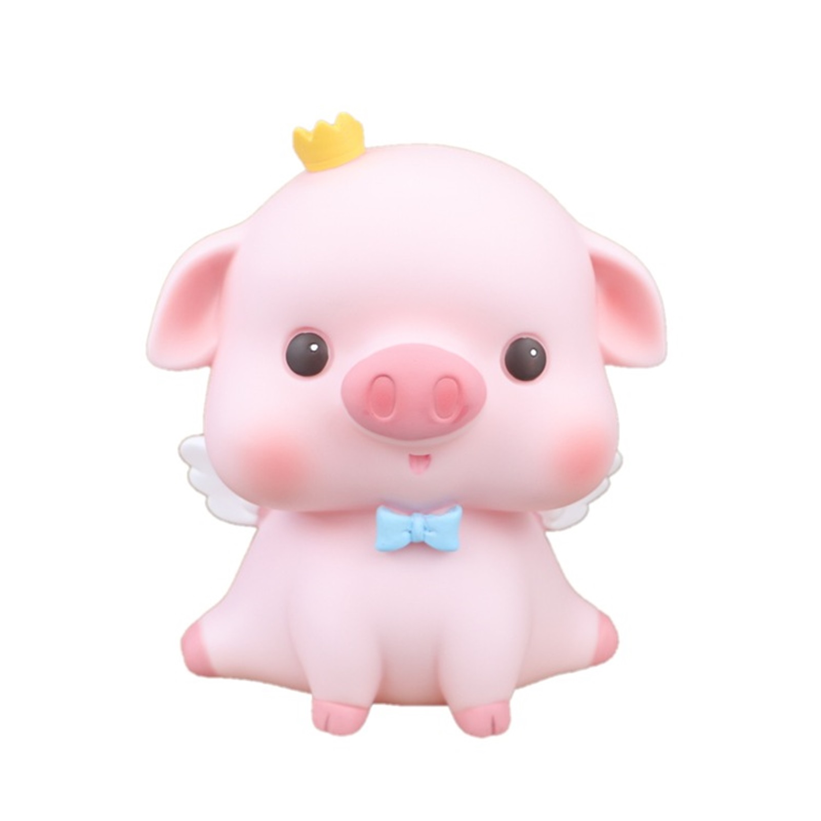 Niedliches Sparschwein, Kleine, Tragbare Deko-spardose Für Kleine Mädchen Und Kinder, Mittleres Modell Mit Offenen Augen, 1 Stück