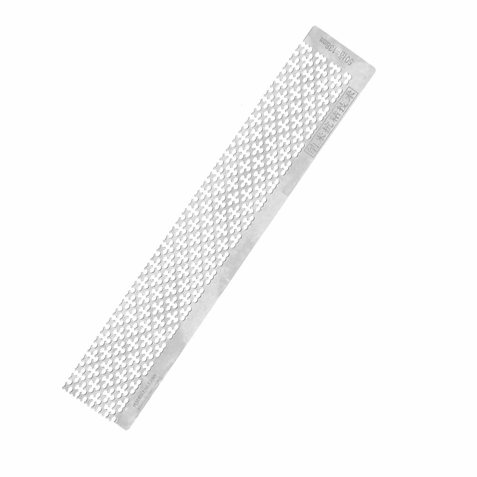 Strassmallineal, Leere Edelstahlgitter, Strassapplikatorstift, 138-mm-messwerkzeug Für 5d-diy