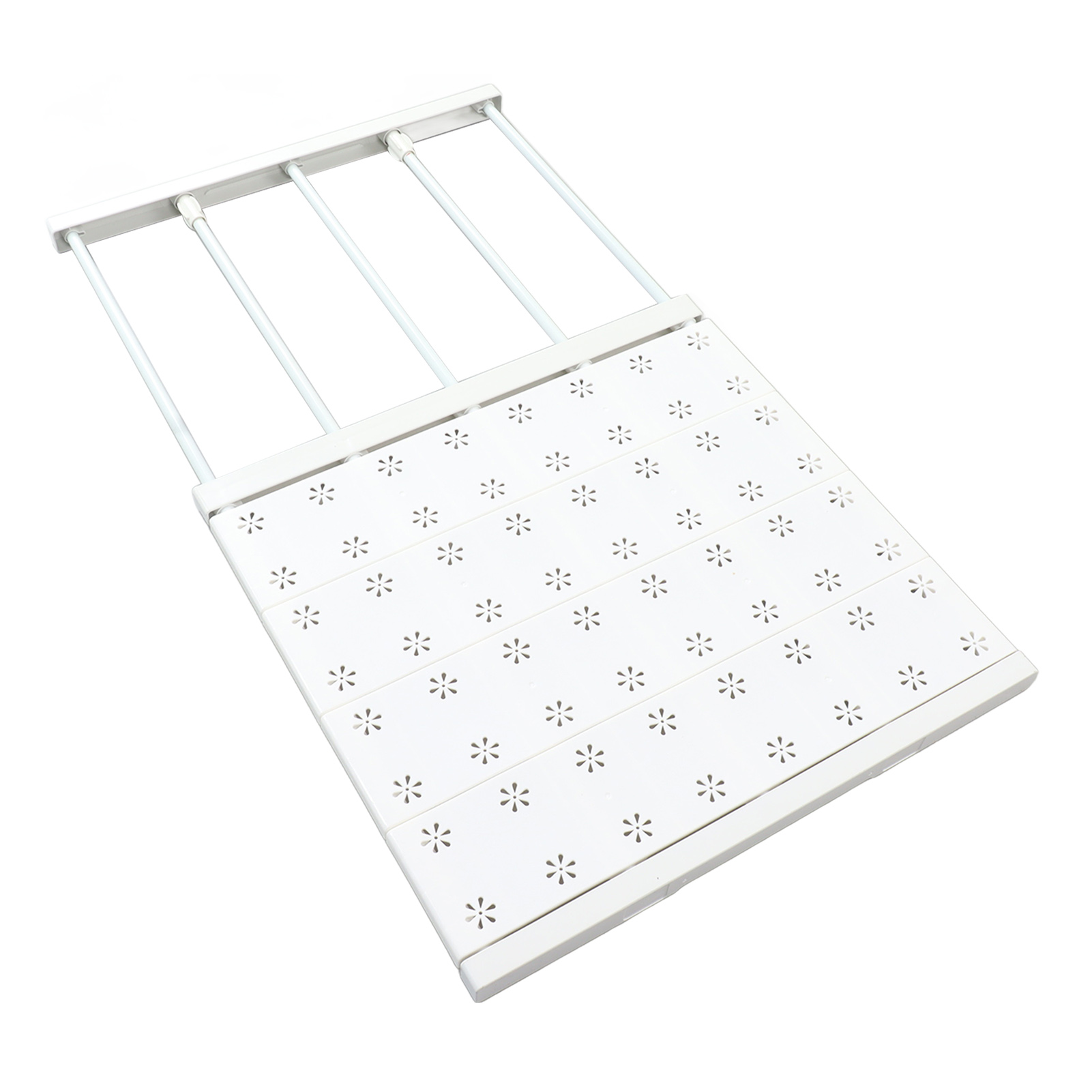 Ausziehbarer Kleiderschrank-organizer, Kein Bohren Erforderlich, Hohe Tragkraft, Kleidertrenner Für Zuhause, 48-80 Cm