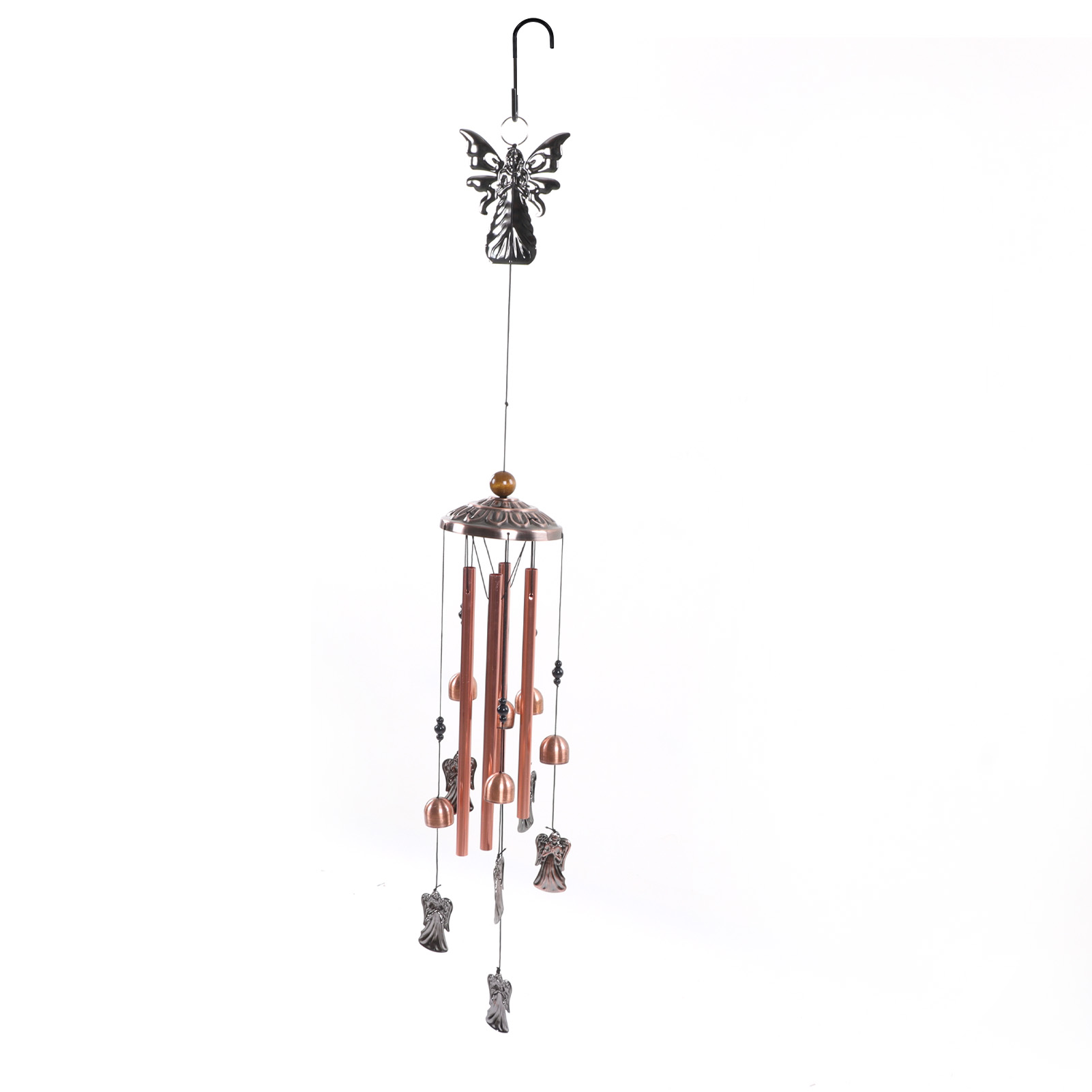Retro-engel-windspiel, Zierliche Metalldekoration, Geschenk Für Garten, Hof, Terrasse, Wohnzimmer