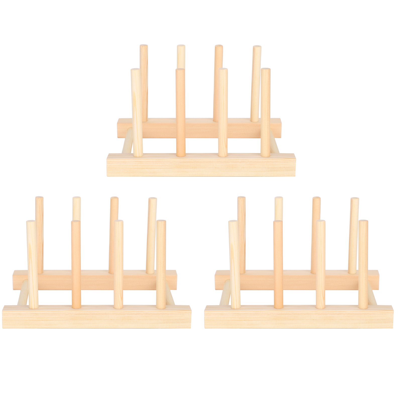 3-teiliges Weihnachtsküchenutensilien-set, Holzschüssel Und Abtropfschale, Dekoratives Regal Für Zuhause