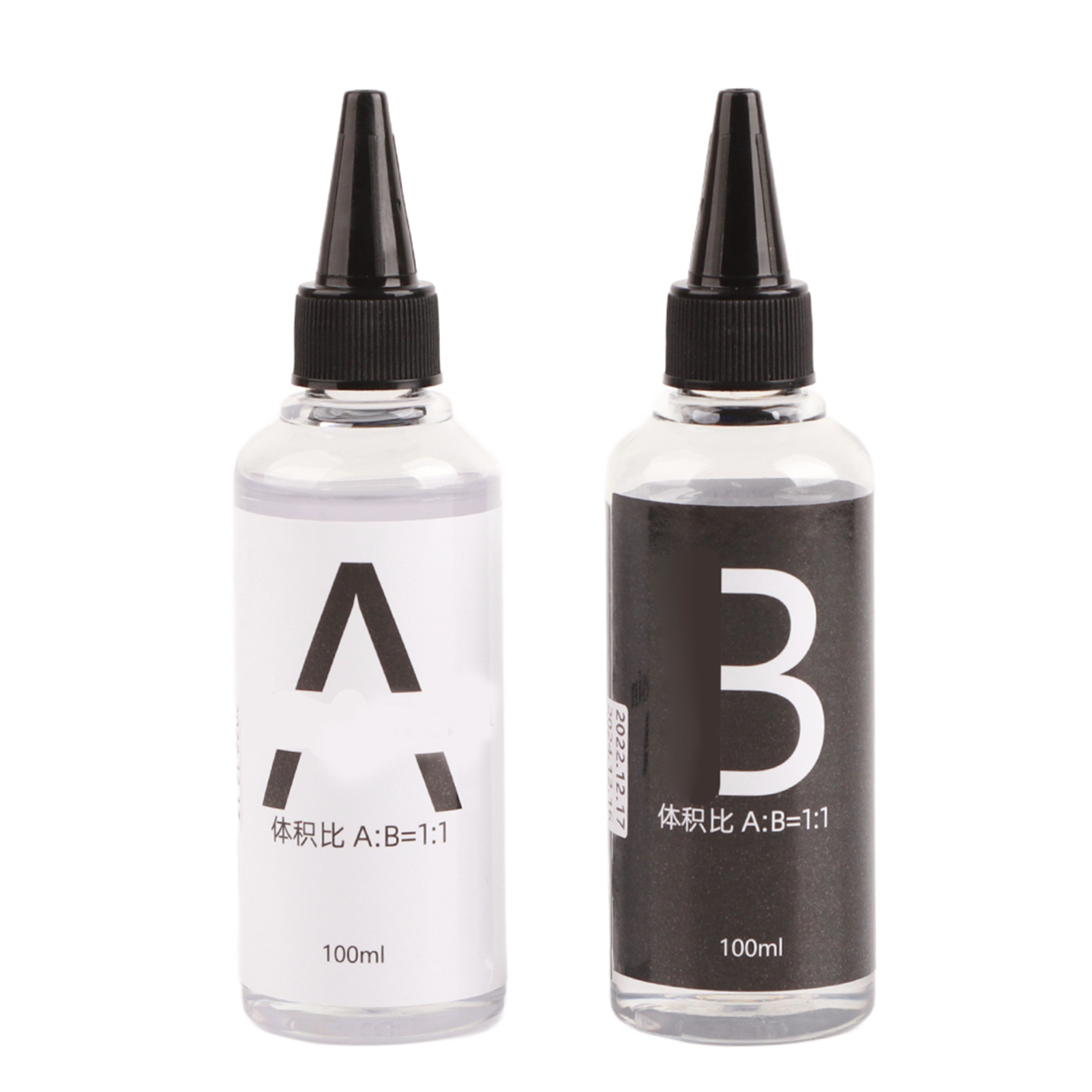 Hochtransparenter Kristallkleber, Epoxidharz Ab, 200 G/7,1 Oz, Mischverhältnis 1:1, Für Diy-bastelarbeiten