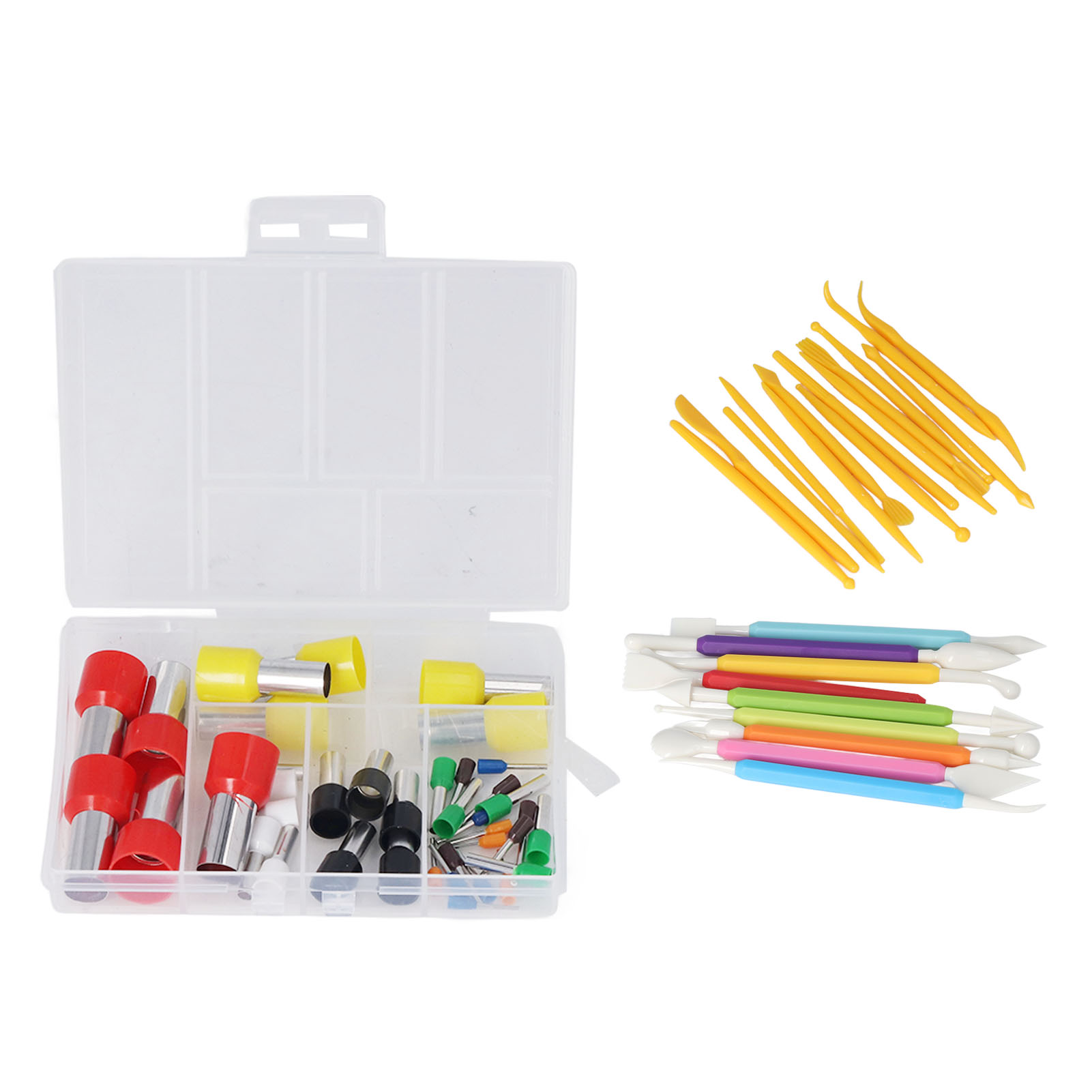 Set Mit 63 Runden Ausstechformen Aus Polymerclay, Schnitzmesser, Gravierstift, Werkzeugen Für Diy-schmuck Und Gebäck