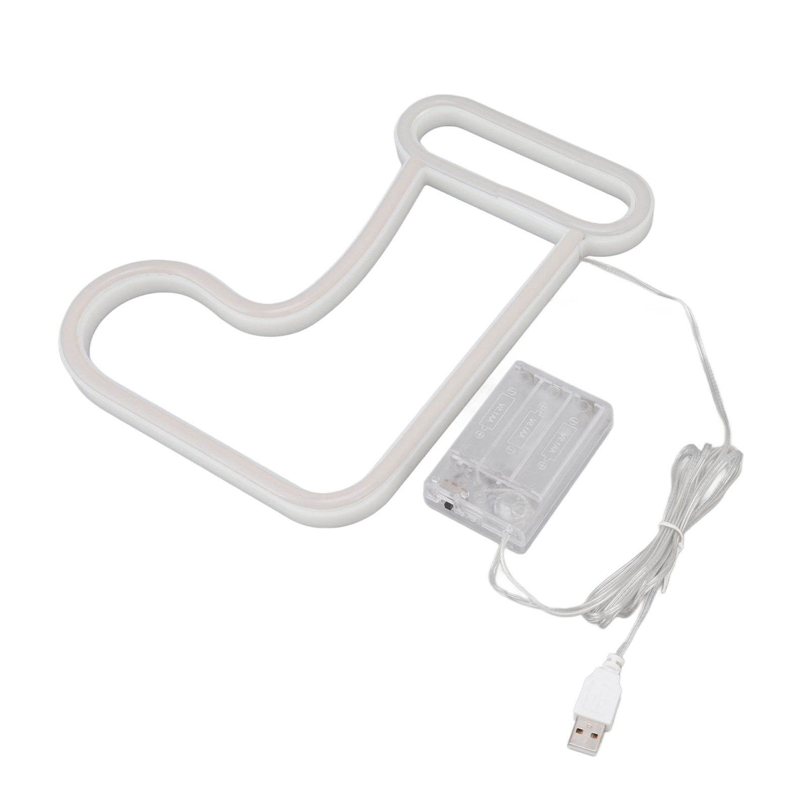 Beleuchtetes Led-neonschild Für Weihnachten, Batterie- Oder Usb-betrieben, Wanddekoration, Party
