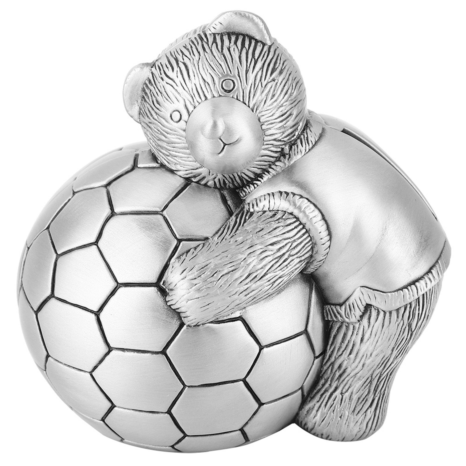 Spardose „kleiner Bären-fußball“, Münzbehälter, Dekorativer Tresor Für Zuhause, Kindergeschenk