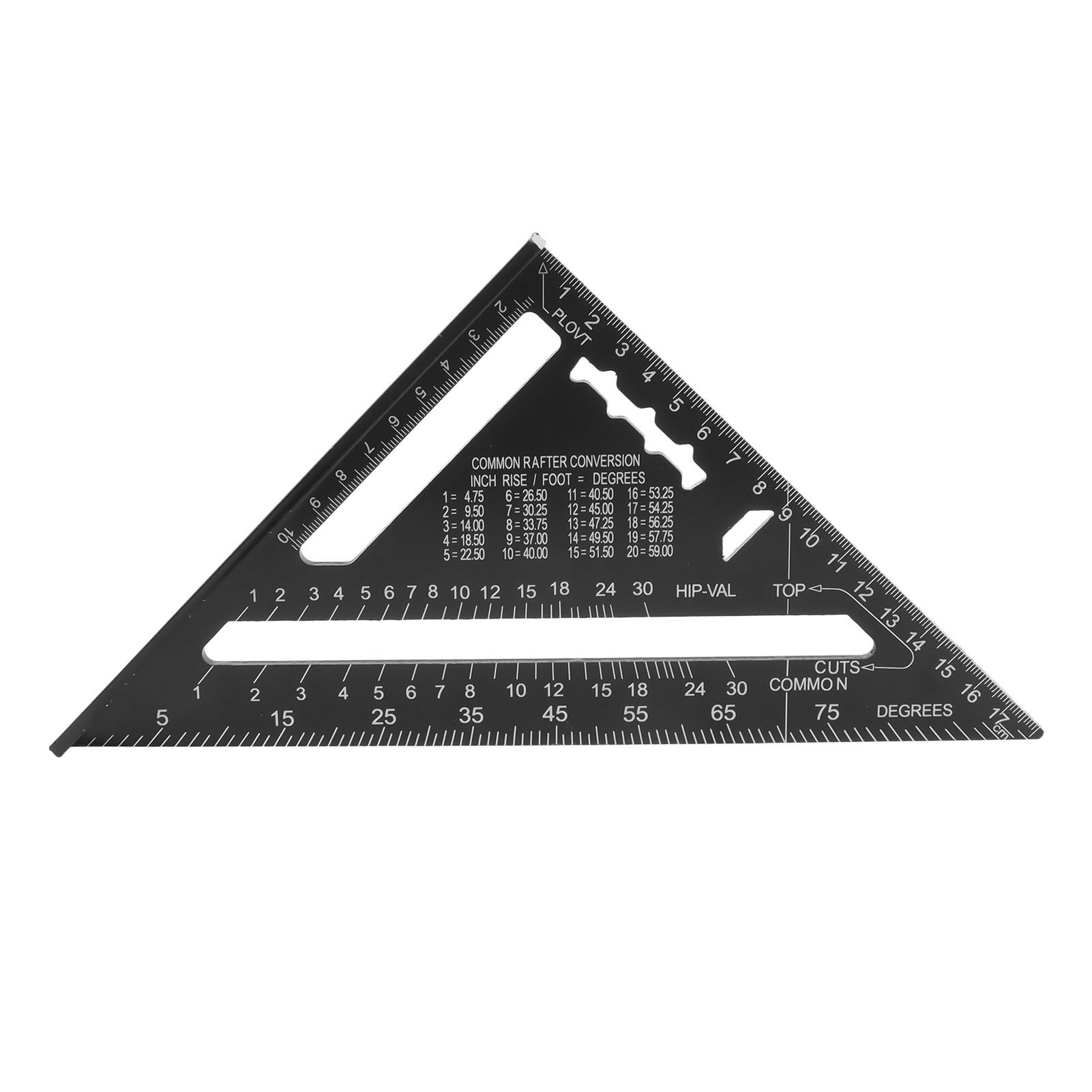 7-zoll-metall-duplex-lineal Mit Schnellverstellung, Doppelter Metrischer/imperialer Skala Und Hochpräzisem Winkelmesser Für Designer Und Ingenieure