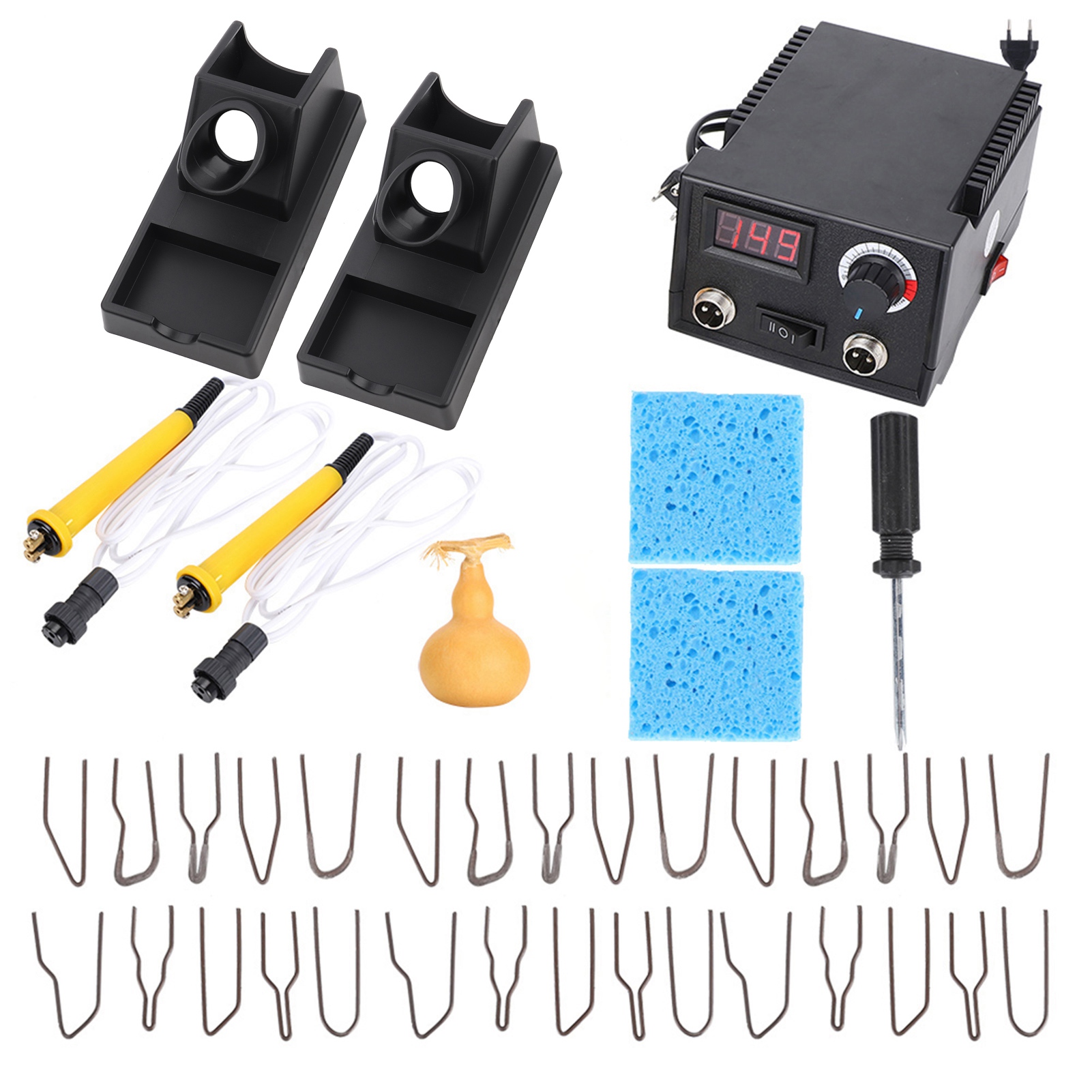 Professionelles Pyrographie-set Mit Lötkolben Und Einstellbarer Temperatur Für Holz, Kürbis Und Bretter – Eu-stecker 220 V