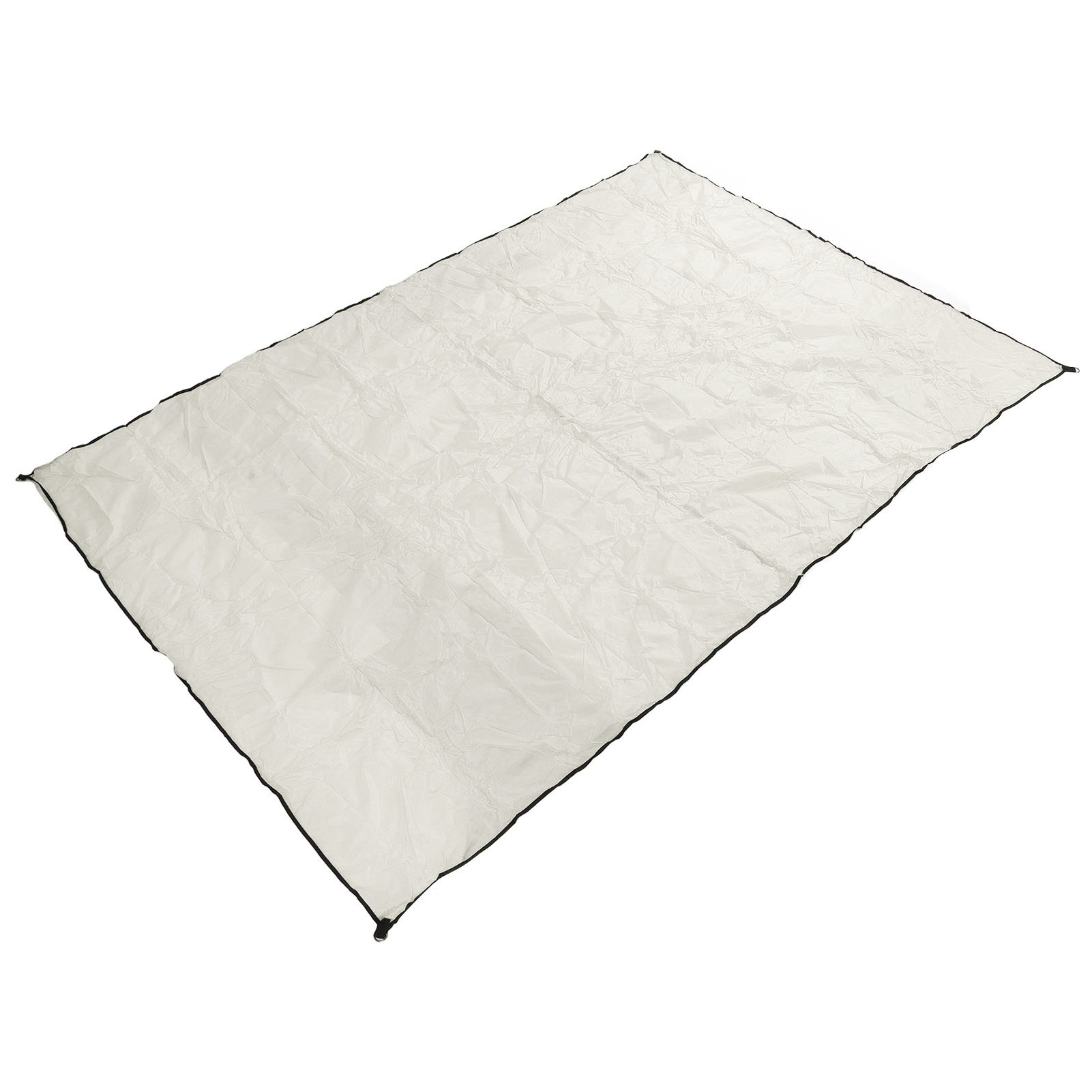 Rechteckige 2x3m Edelstahl-markise Mit Vier Seilen Für Garten, Rasen, Terrasse, Weiß