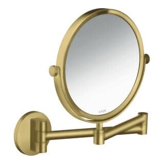 hansgrohe Rasierspiegel Axor Uni. Circular Wandmontage, brushed brass