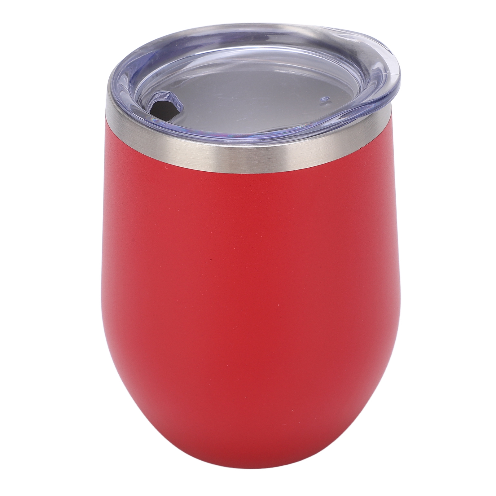 12 Oz (ca. 350 Ml) Stielloses, Doppelwandiges, Vakuumisoliertes Edelstahl-weinglas Mit Deckel Für Kaffee, Cocktails, Eiscreme Und Rotwein