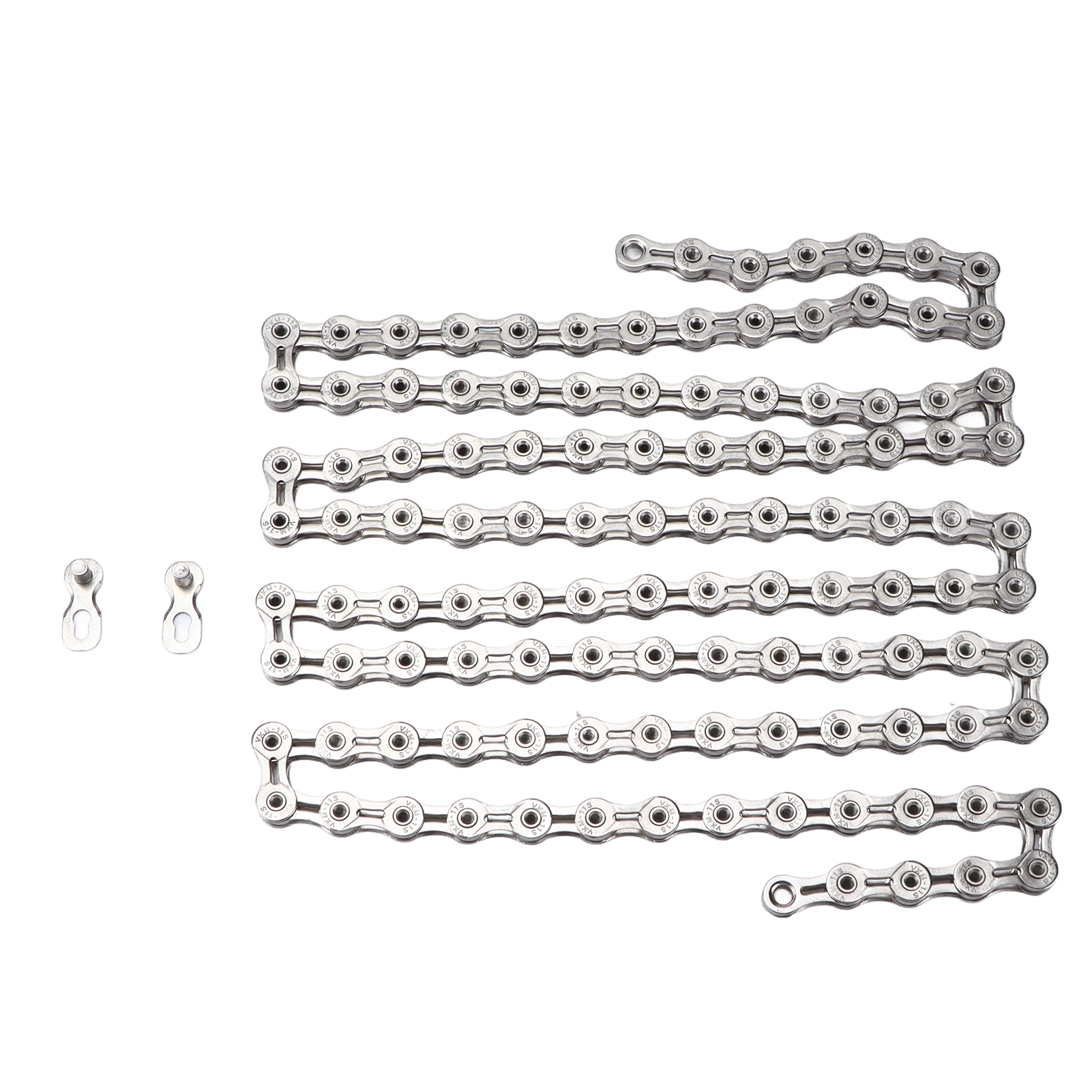 11-gang-fahrradkette, Galvanisiert, Vollhohl, 1/2 X 11/128 Zoll, 116 Glieder, Für Mountainbikes Und Rennräder