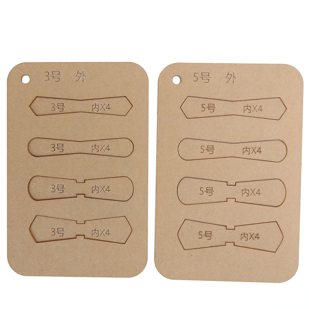 Set Mit 10 Acryl- Und Lederschablonen, Diy-reißverschlussanhänger, D-ringe, Kreative Bastelwerkzeuge