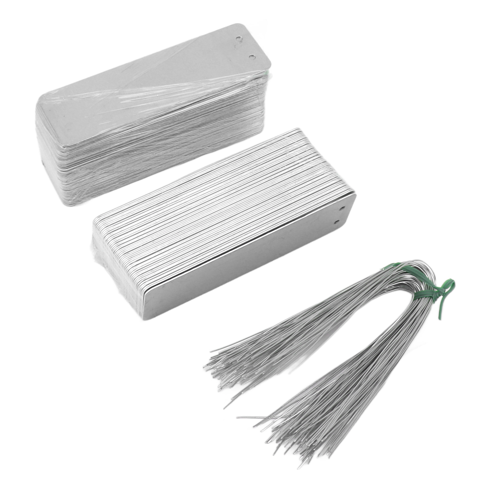 100 Wiederverwendbare, Doppelseitige Metalletiketten Für Den Garten, Zur Kennzeichnung Von Pflanzen Und Bäumen, Aus Hochbeständigem Aluminium