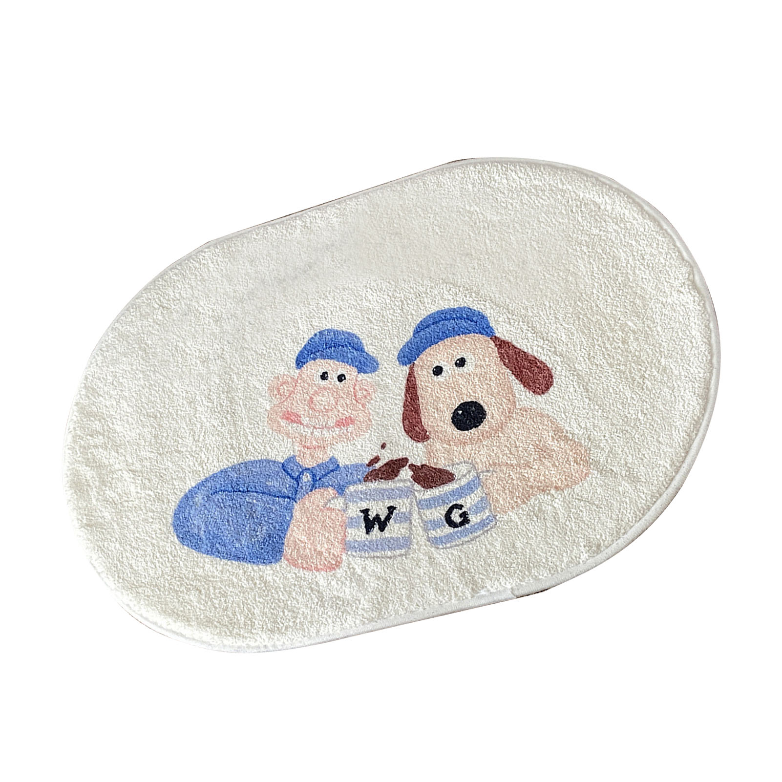 Weiche, Rutschfeste Und Saugfähige Badematte Mit Cartoon-motiv, Hautfreundlich, Fürs Badezimmer, 40 X 60 Cm