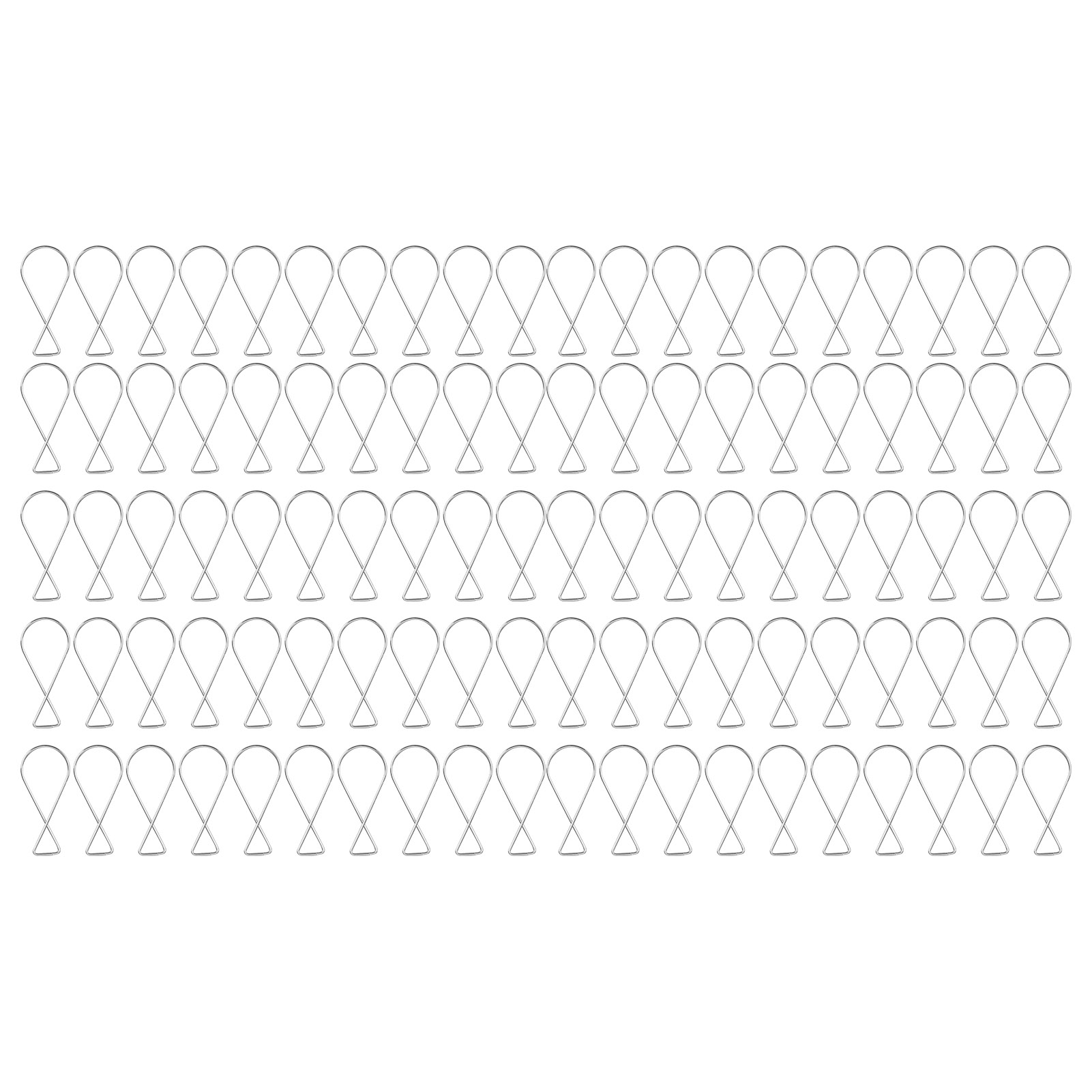 Packung Mit 100 Verzinkten Stahl-aufhängeclips, Automatische Federhaken Für Decken, Dekorativ
