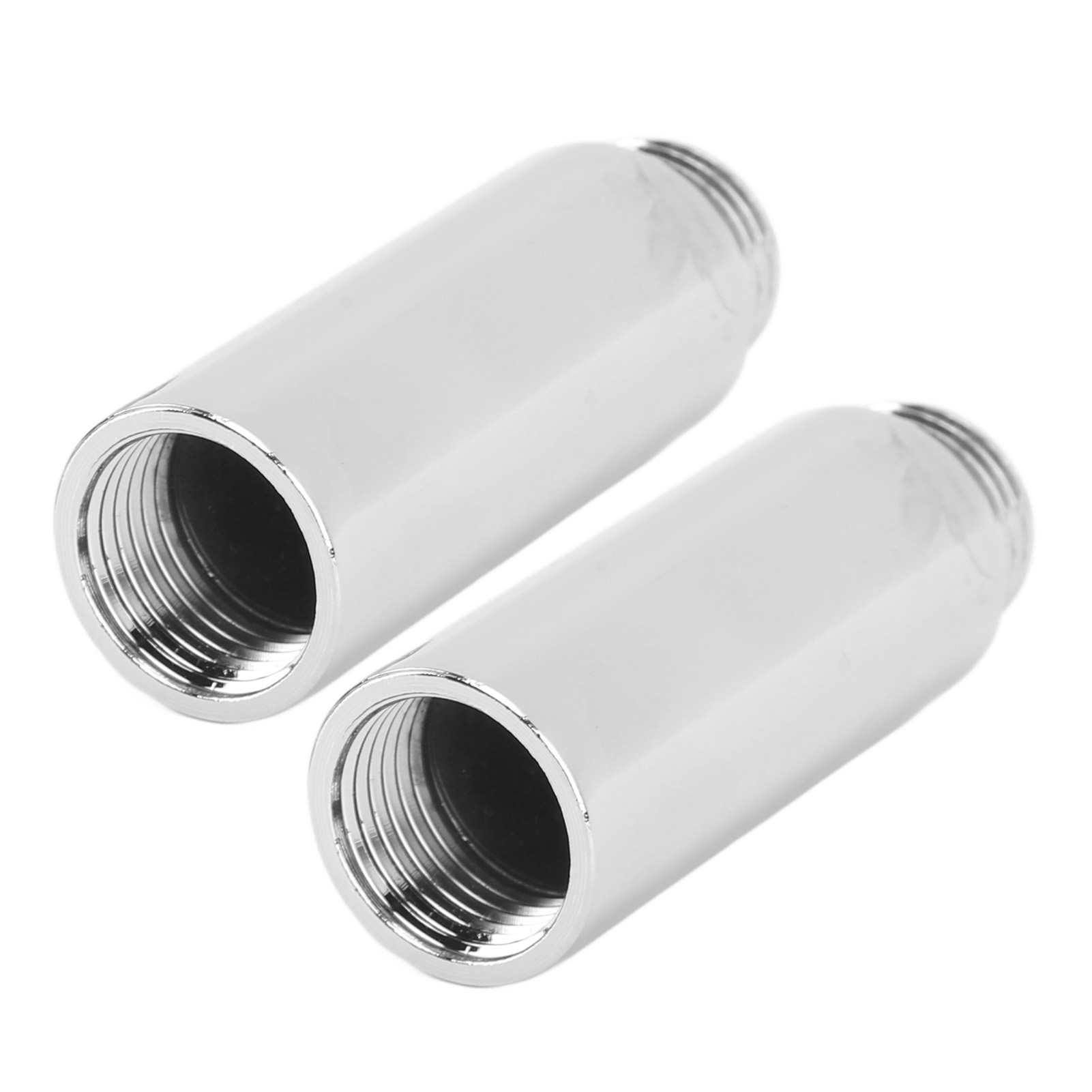 2-teiliger, Verchromter Edelstahl-duscharm-verlängerungsschlauch Für Badezimmer-duschköpfe, 6,1 Cm/2,4 Zoll
