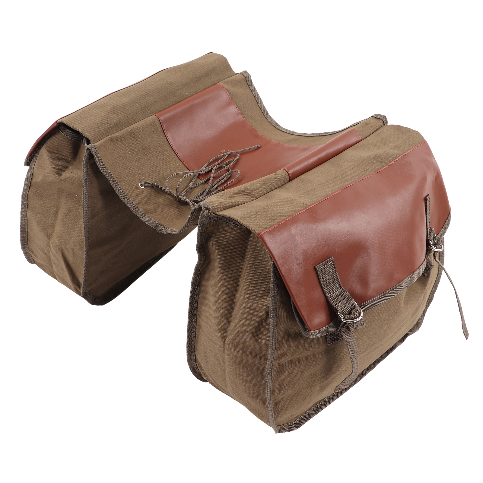 Große, Tragbare Fahrrad-hinterradtasche Für Fahrräder, Mountainbike-satteltasche, Khakifarben