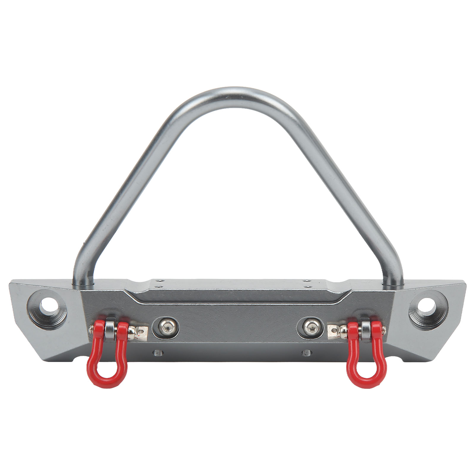 Frontstoßstange Aus Aluminiumlegierung Mit Leuchte Für Axial Scx10 90046 90047 1/10 Rc Crawler, Titanfarbe