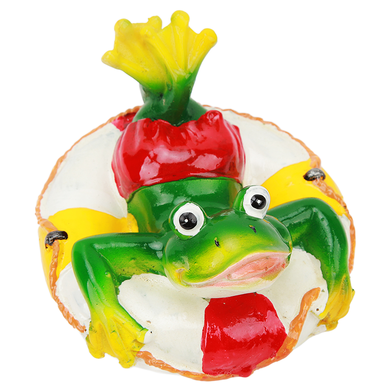 Set Mit 2 Schwimmenden Harzfröschen, Teichdekoration, Garten-poolfigur, Uv-beständig