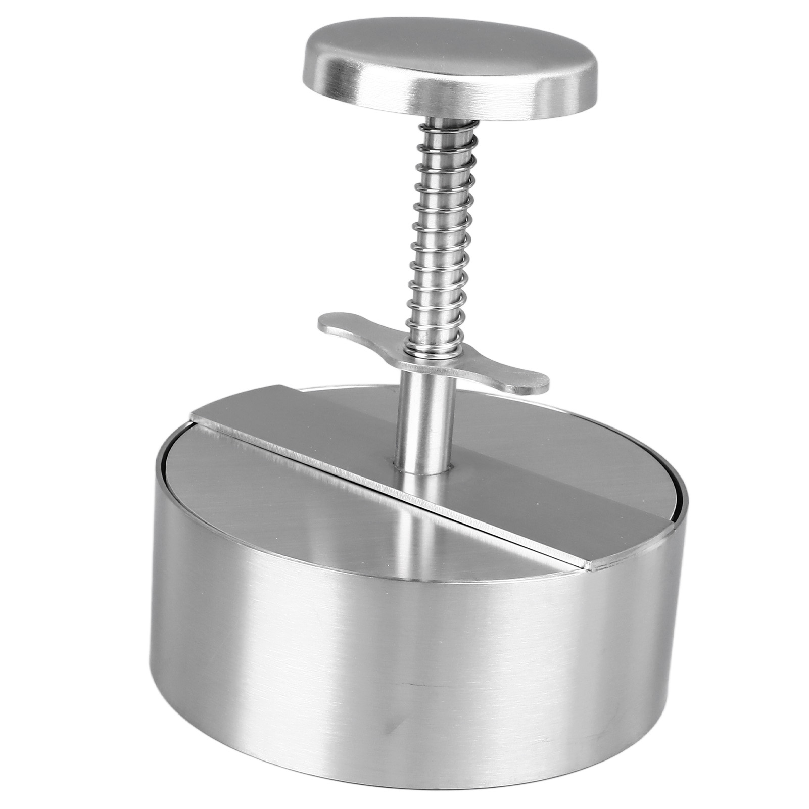 Hamburgerpresse Aus Edelstahl 304, 10 Cm Durchmesser, Für Runde Patties