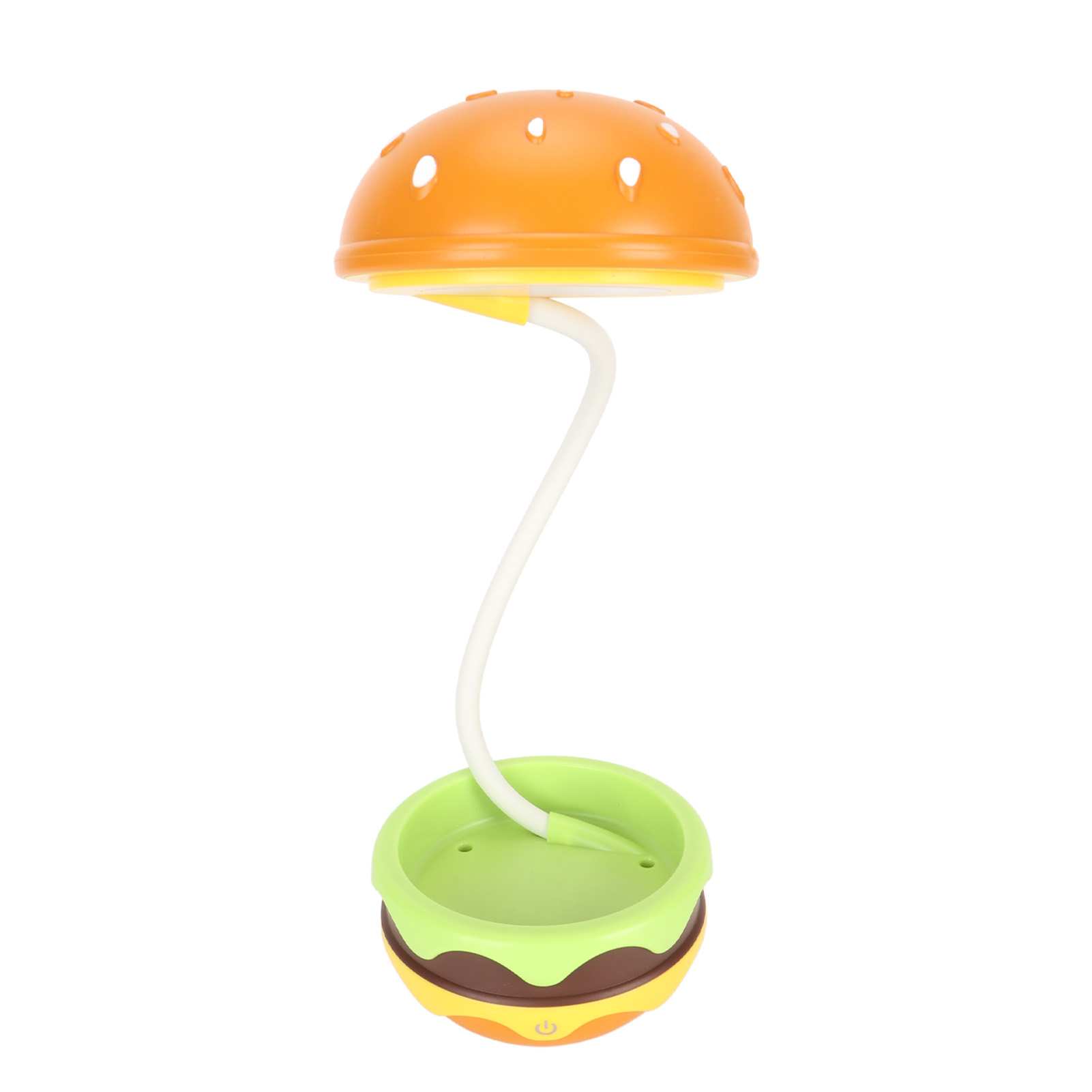 Leselampe Für Kinder Im Hamburger-stil, Flexibler Schwanenhals, Usb-aufladbar, Warmes Und Weiches Licht, Schreibtischlampe Für Zuhause, Schule Und Büro