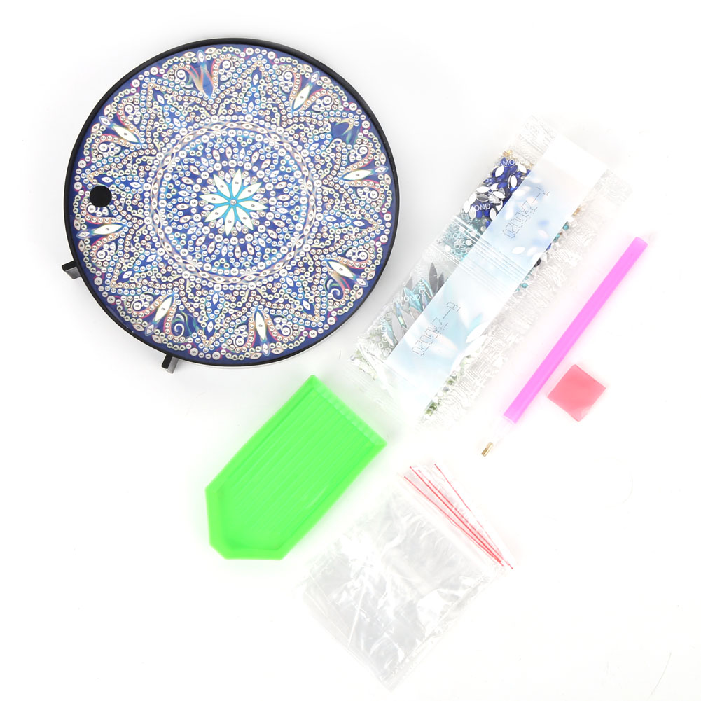 Diy-diamantmalerei-set Mit Leuchteffekt, Spezielle Mandala-form, Diamantmalerei, Heimdekoration Zxd020