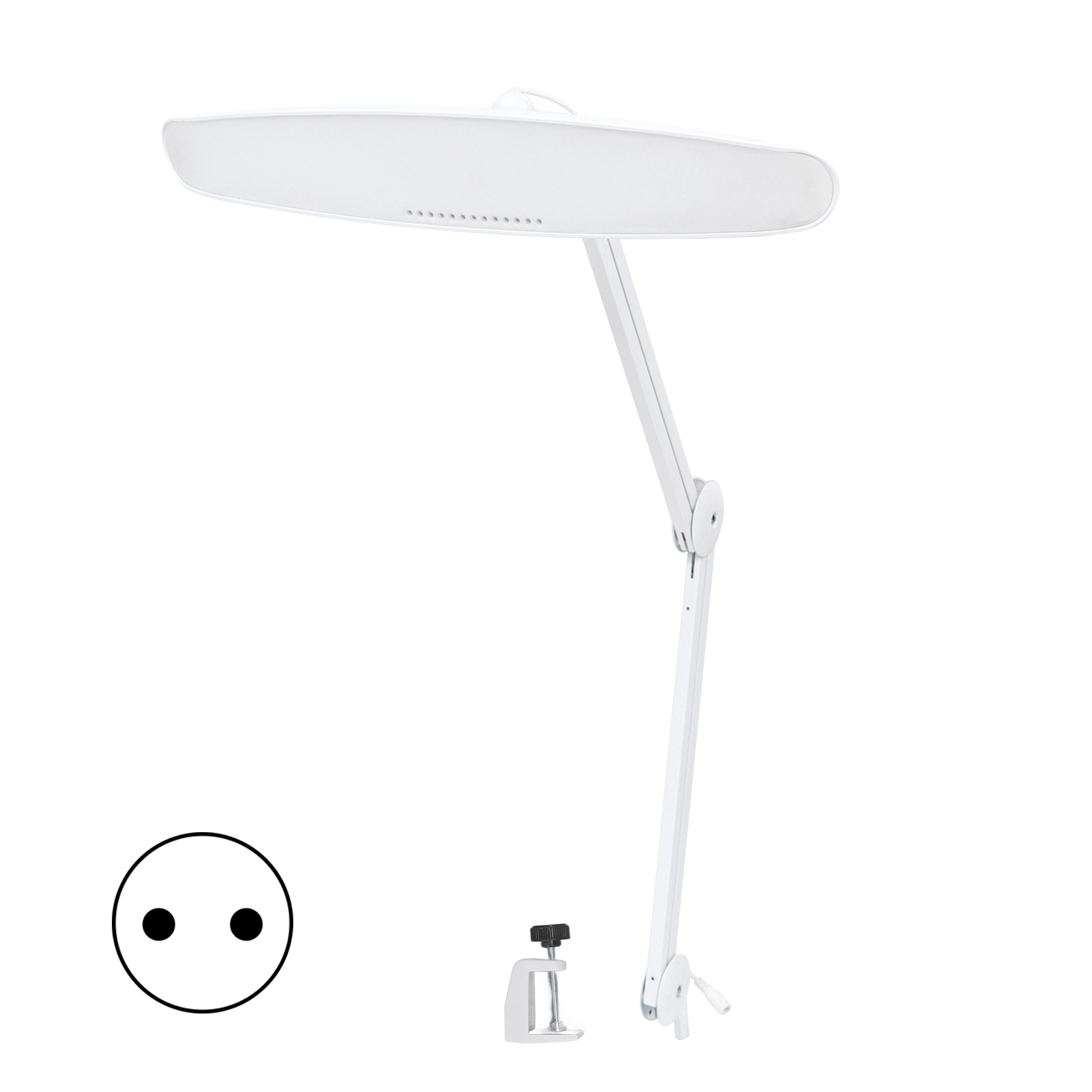 Led-klemmleuchte Mit 4 Leuchtmodi, 360° Drehbar, Augenschutz, 100–240 V Mit Eu-stecker