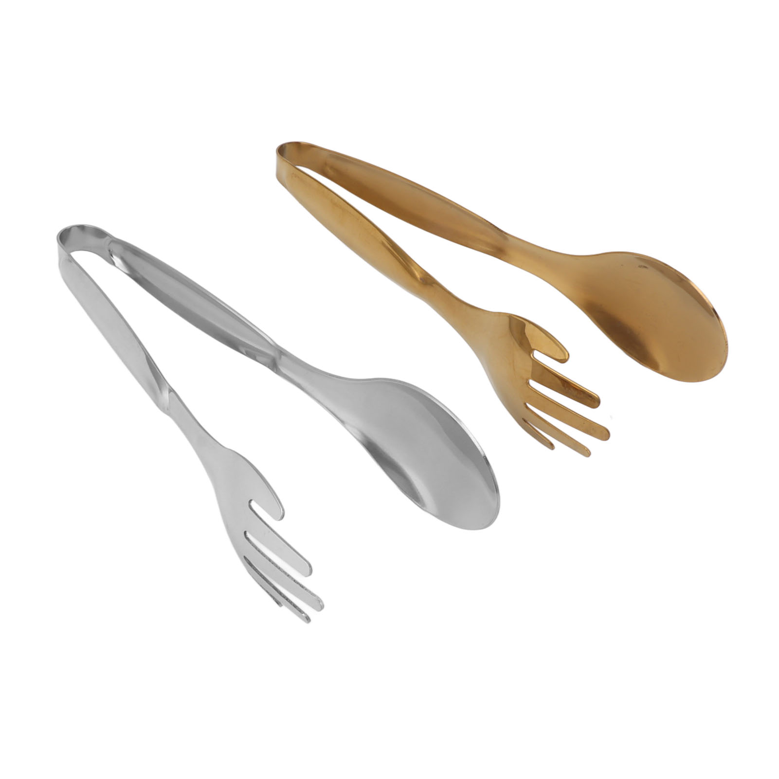 Löffel, Gabeln, Zangen, Kleine Servierzangen Aus Edelstahl, Speisezangen, Salatzangen Für Gebäck, Buffet- Und Küchenzubehör