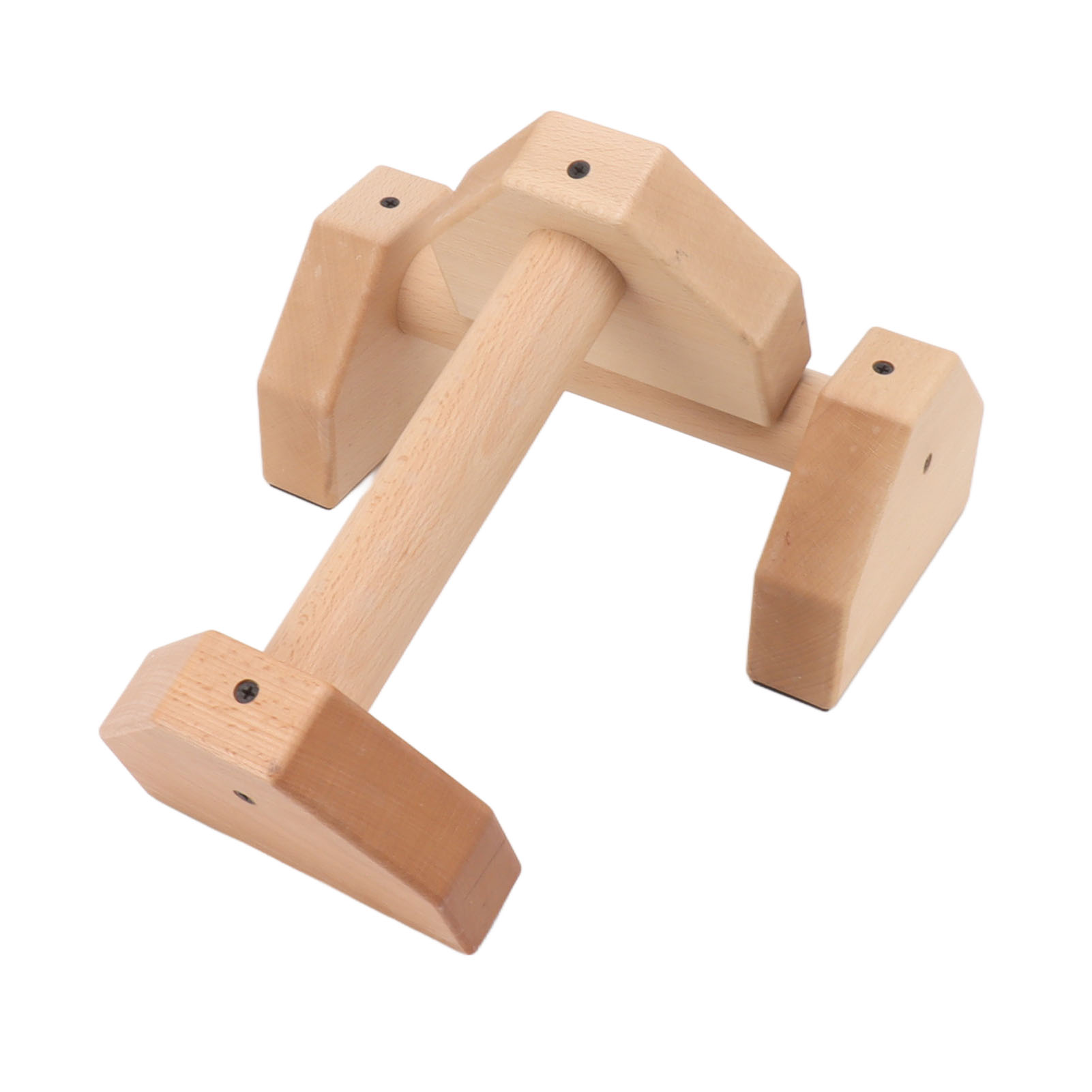 Set Aus 2 Rutschfesten Liegestützgriffen Aus Holz, Liegestützstangen Und Handstandhalterungen Für Den Innen- Und Außenbereich, 30 Cm