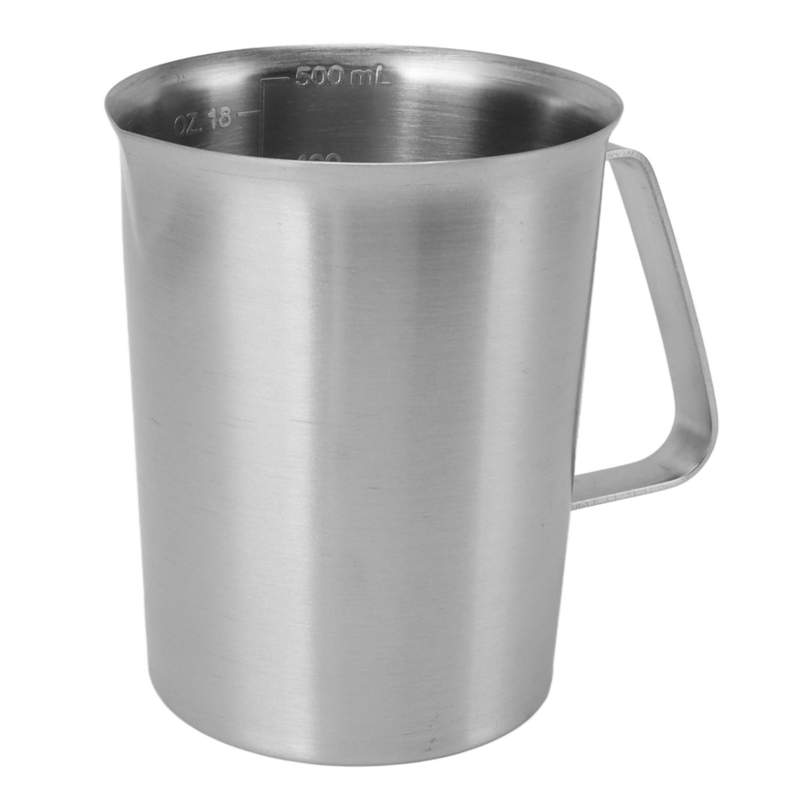 Milchkännchen Aus Edelstahl 304, Milchaufschäumkännchen, Milchbecher Mit Henkel, 500 Ml