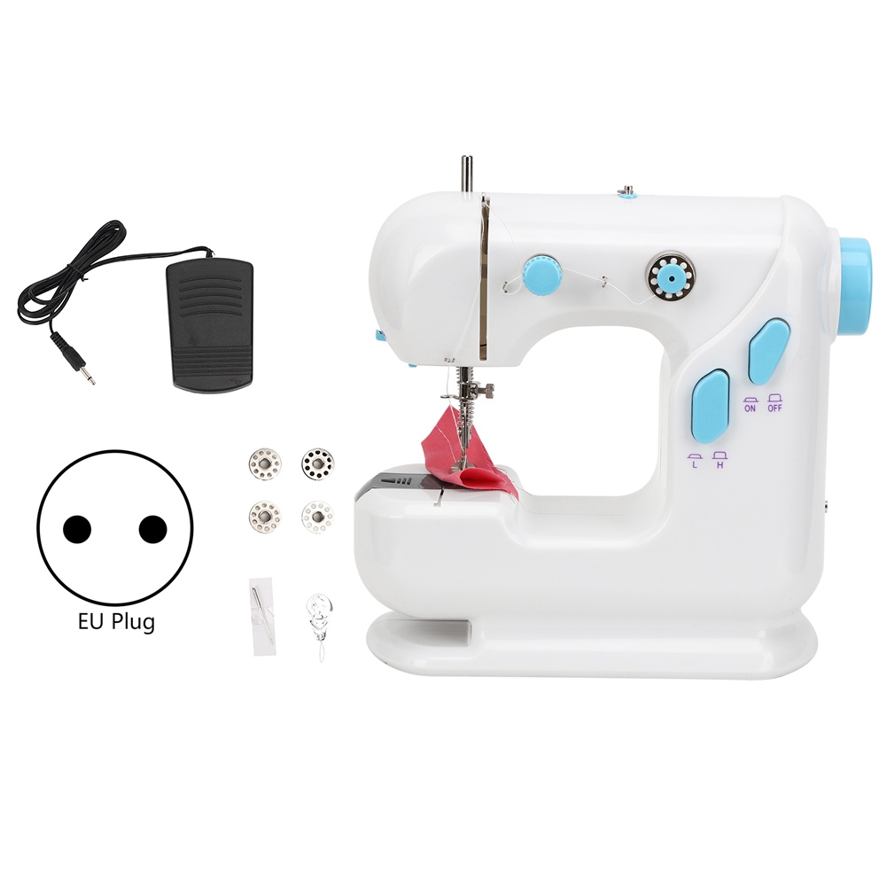 Mini-tragbare Multifunktions-nähmaschine Mit Stickfunktion Für Zuhause Und Büro (110-240 V) Eu (rundstecker)