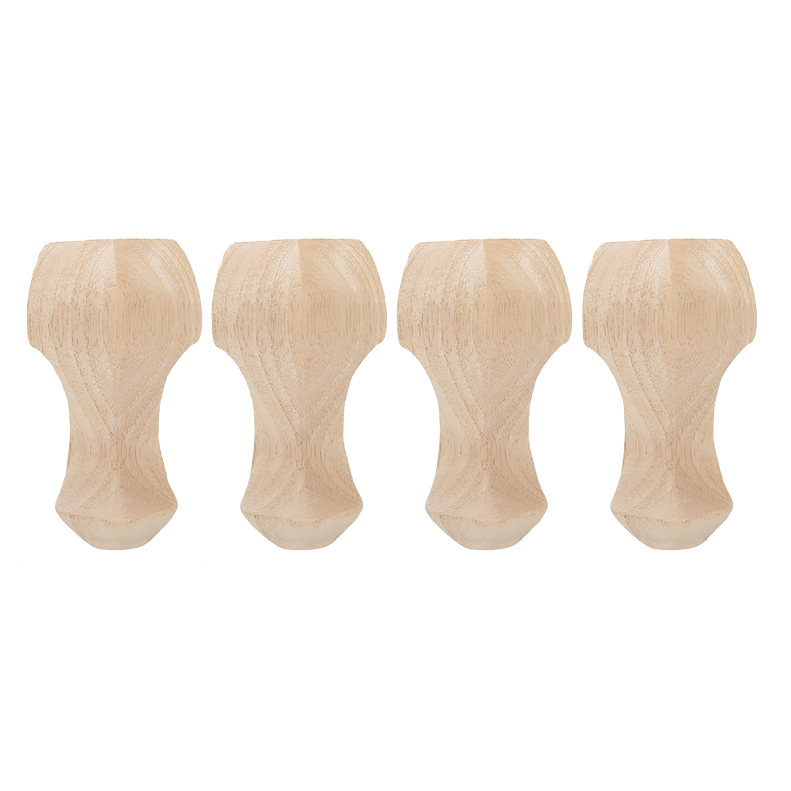 Handgeschnitzte Beine Aus Massivholz Für Möbel, Couchtische, Tv-ständer, Sofas, 12 X 6 Cm