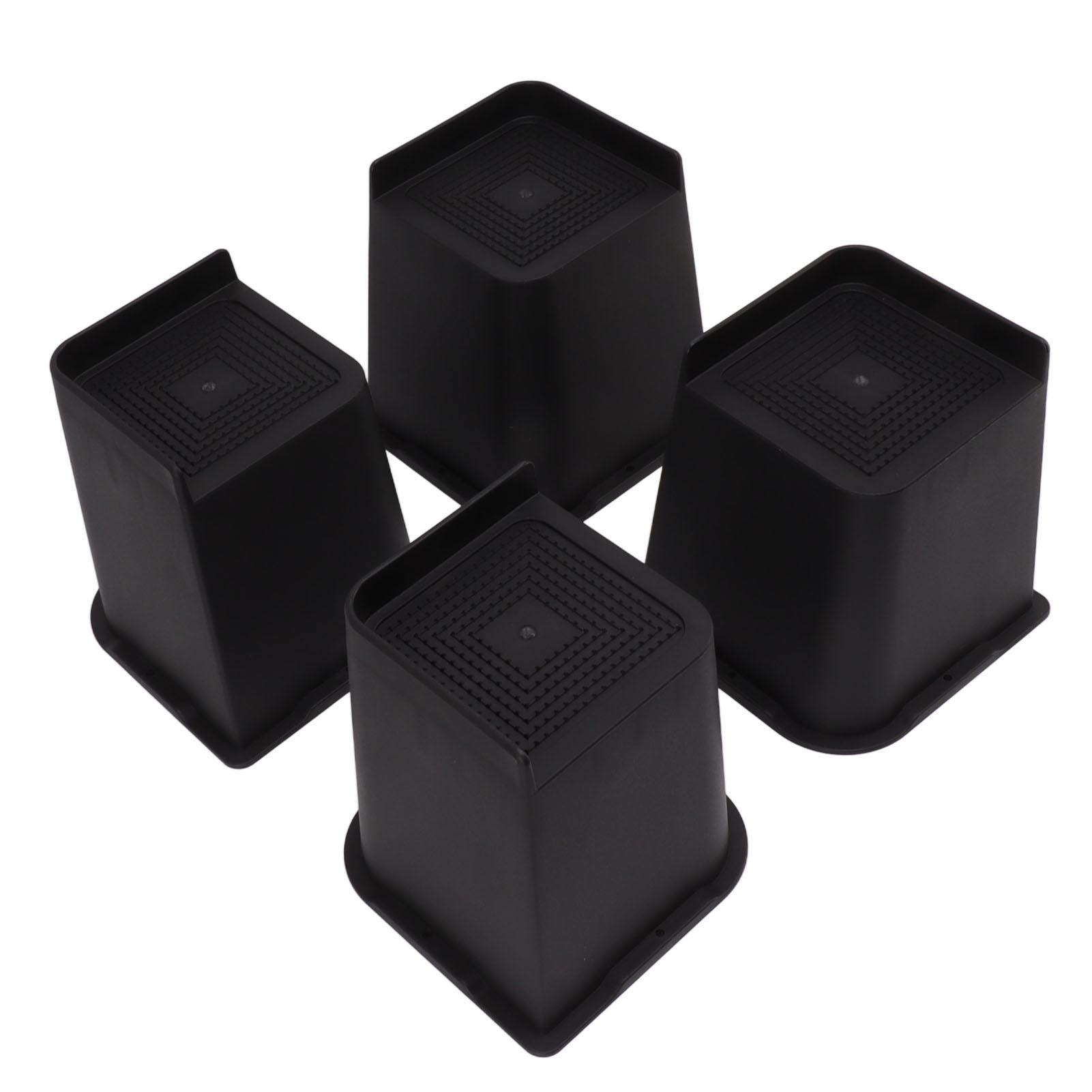 4-teiliges Möbelgleiter-set, 15 Cm, Rutschfeste Abs-pads Für Bett, Sofa Und Stuhl